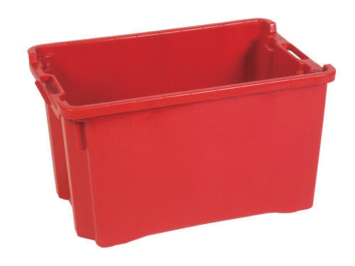 Cassetta agricola impilabile chiuse per uva e pomodori