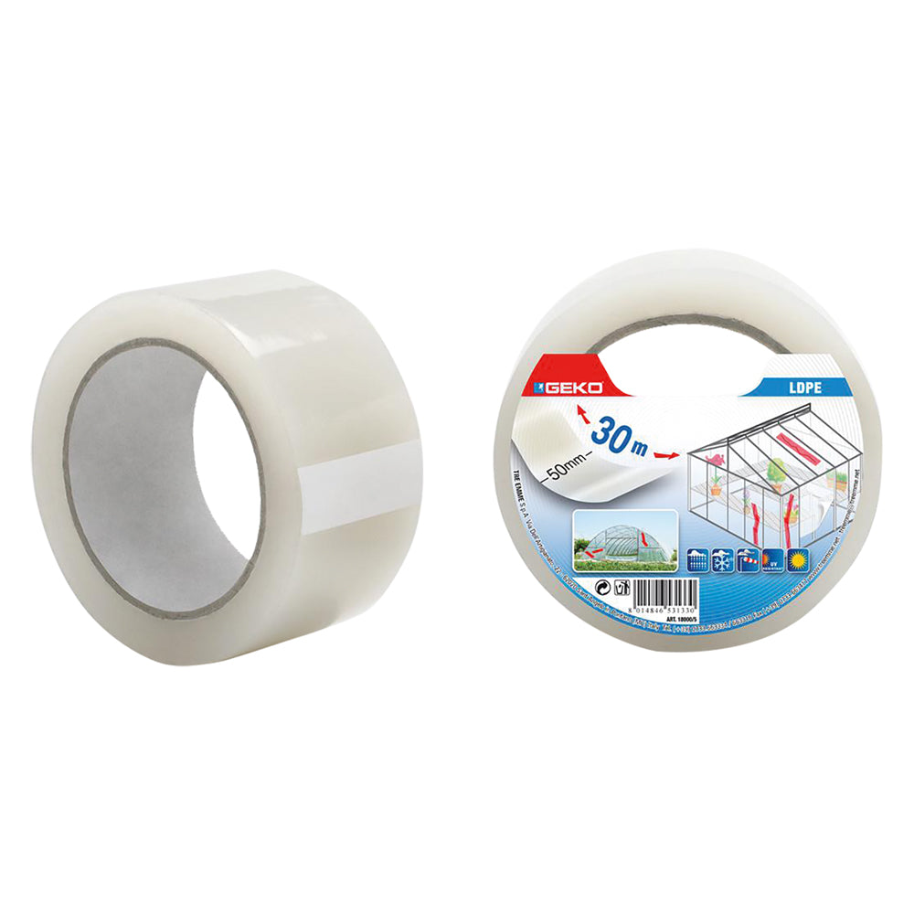 Nastro In Polietilene Per Serre 'Ldpe' Cm. 5 X 30 Mt. Geko