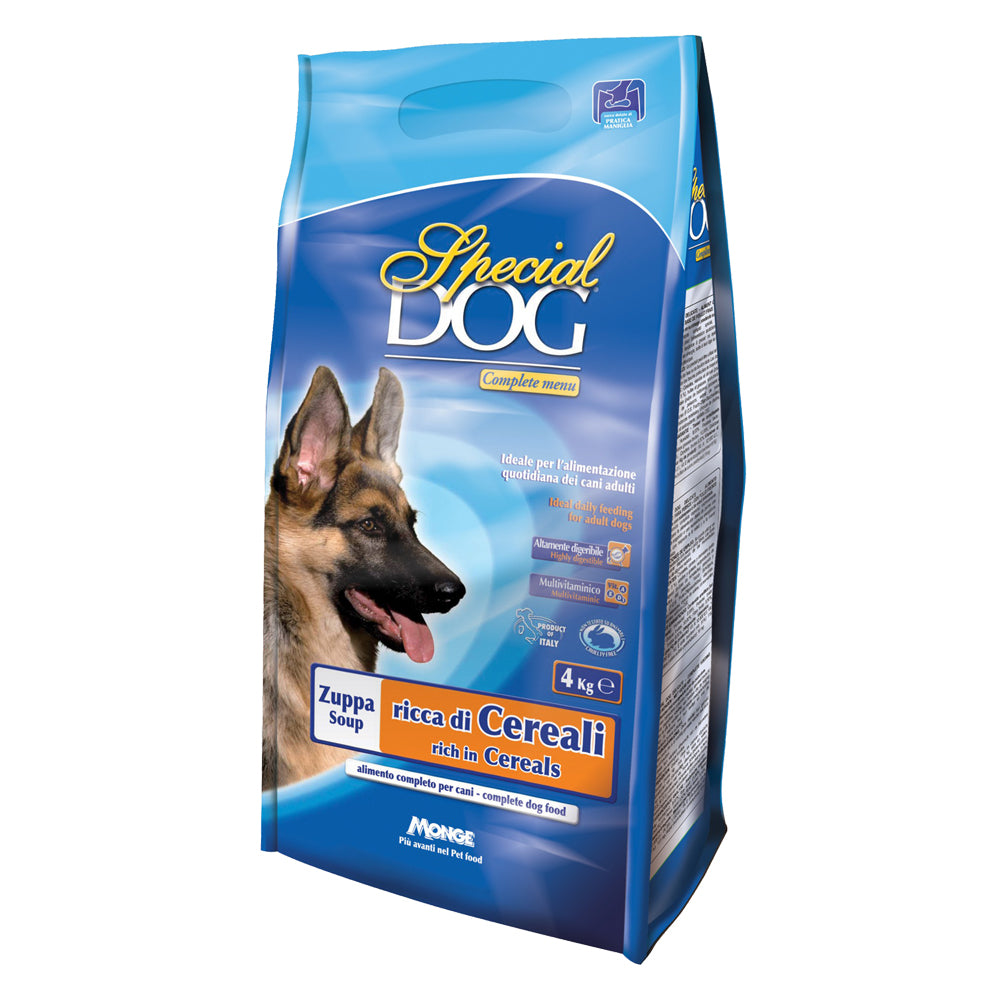 Croquettes Multivitaminées « Special Dog » Soupe C/Céréales – 4 Kg | Pour Usage Zootechnique Professionnel