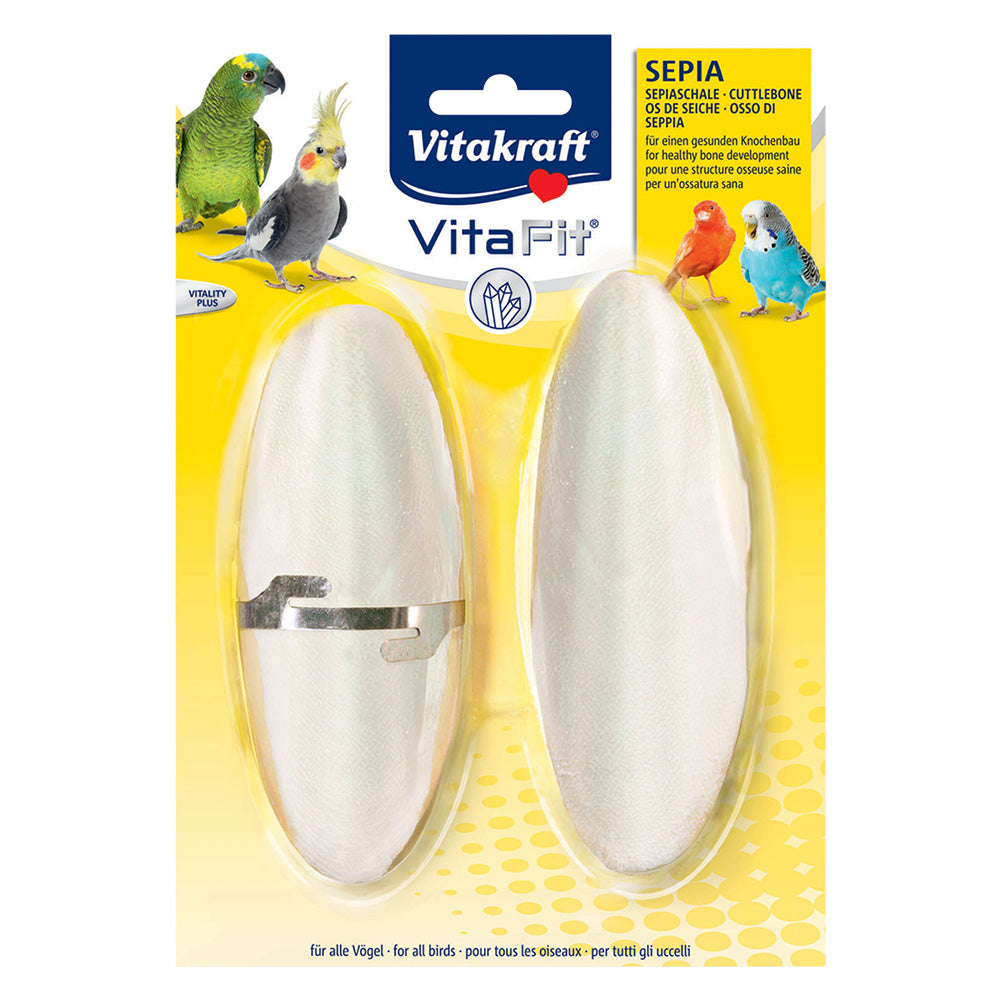 'OSSI DI SEPPIA' PER UCCELLI cf. 2 pz.
