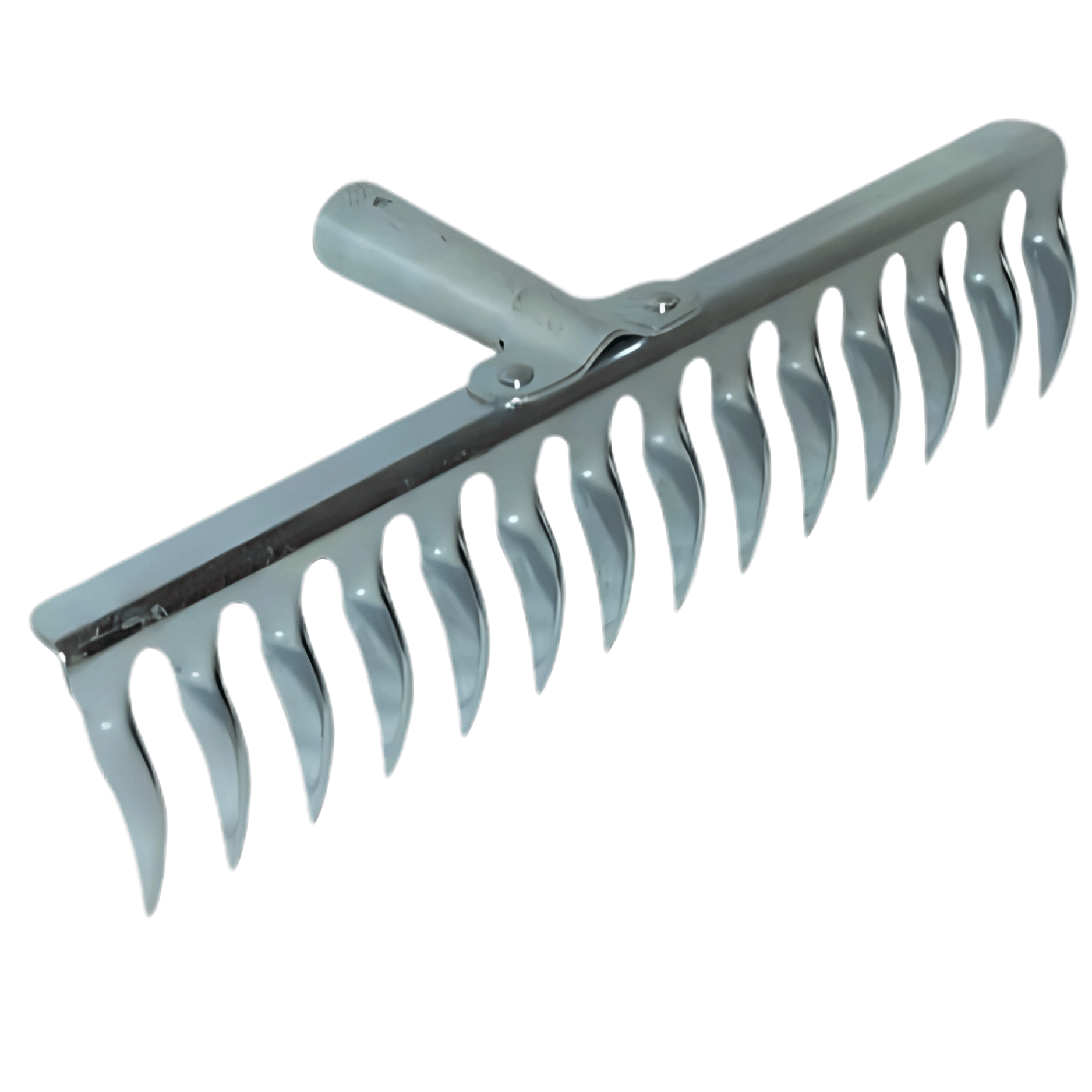 Rastrello Professionale Arieggiatore In Acciaio Zincato | 12-14-16-18 Denti | Larghezza Da 32 A 48 Cm