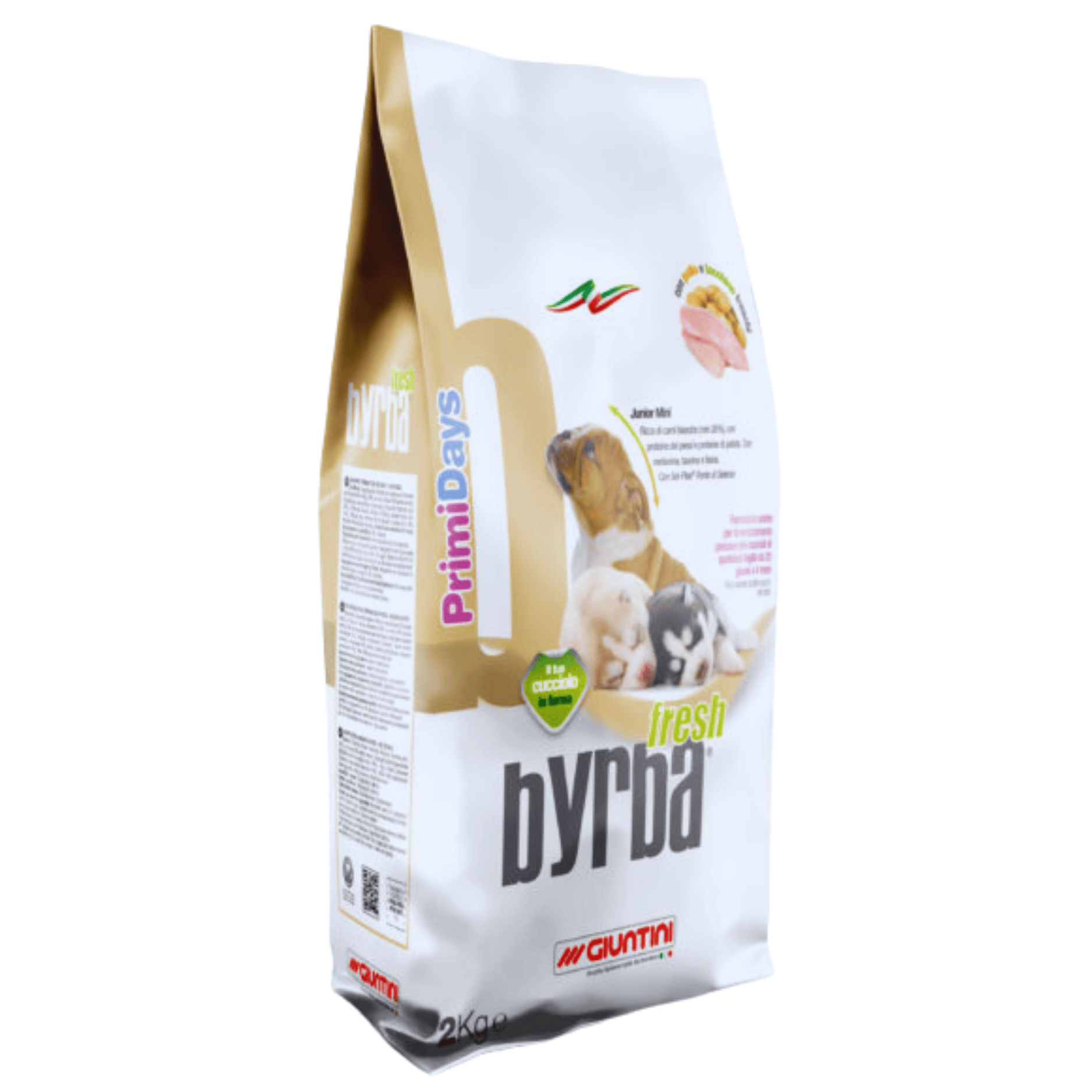 Byrba Fresh Primi Days Cuccioli | Mangime Completo Con Pollo E Tacchino Freschi | Svezzamento Bilanciato