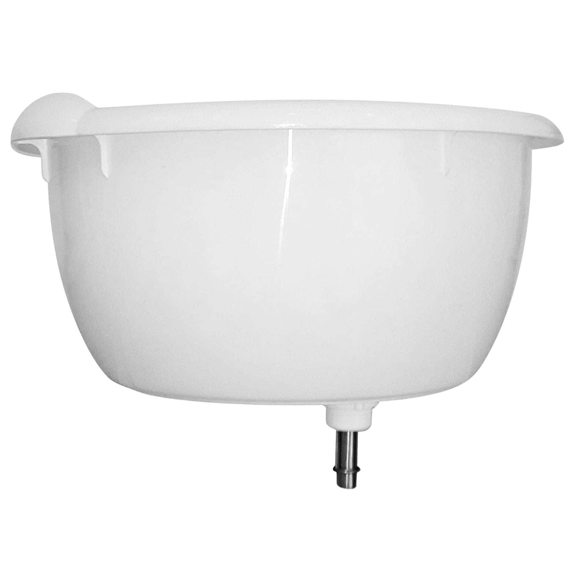 Bacinella Professionale Con Beccuccio Riempibottiglie A Valvola | Pvc Alimentare 16 Lt | 40x20 Cm