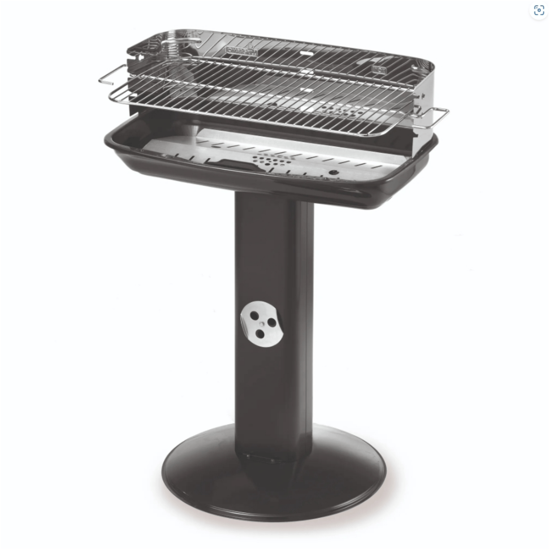 Barbecue 60-40 Venus Inox Ompagrill | Struttura In Acciaio Verniciato | Griglia Regolabile 4 Livelli