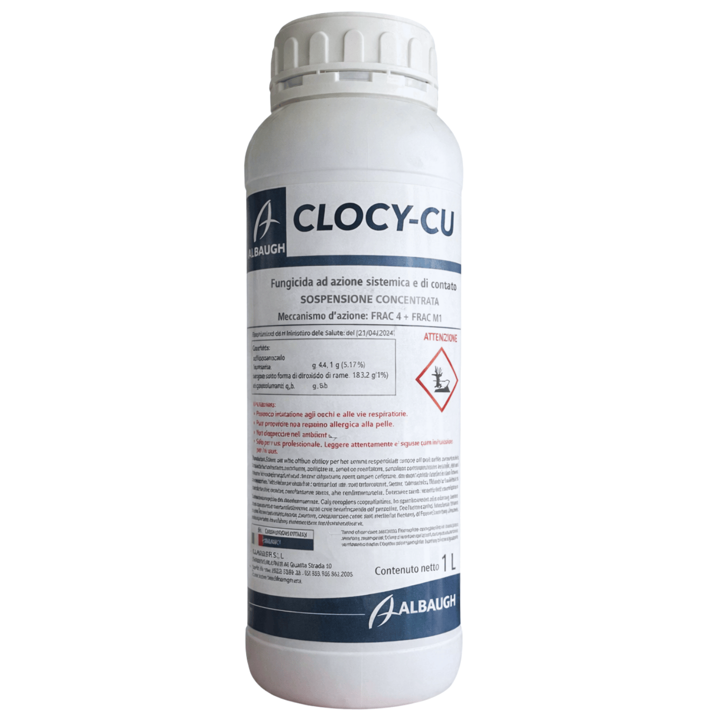 CLOCY-CU FUNGICIDA SISTEMICO RAME METALAXIL PERONOSPORA