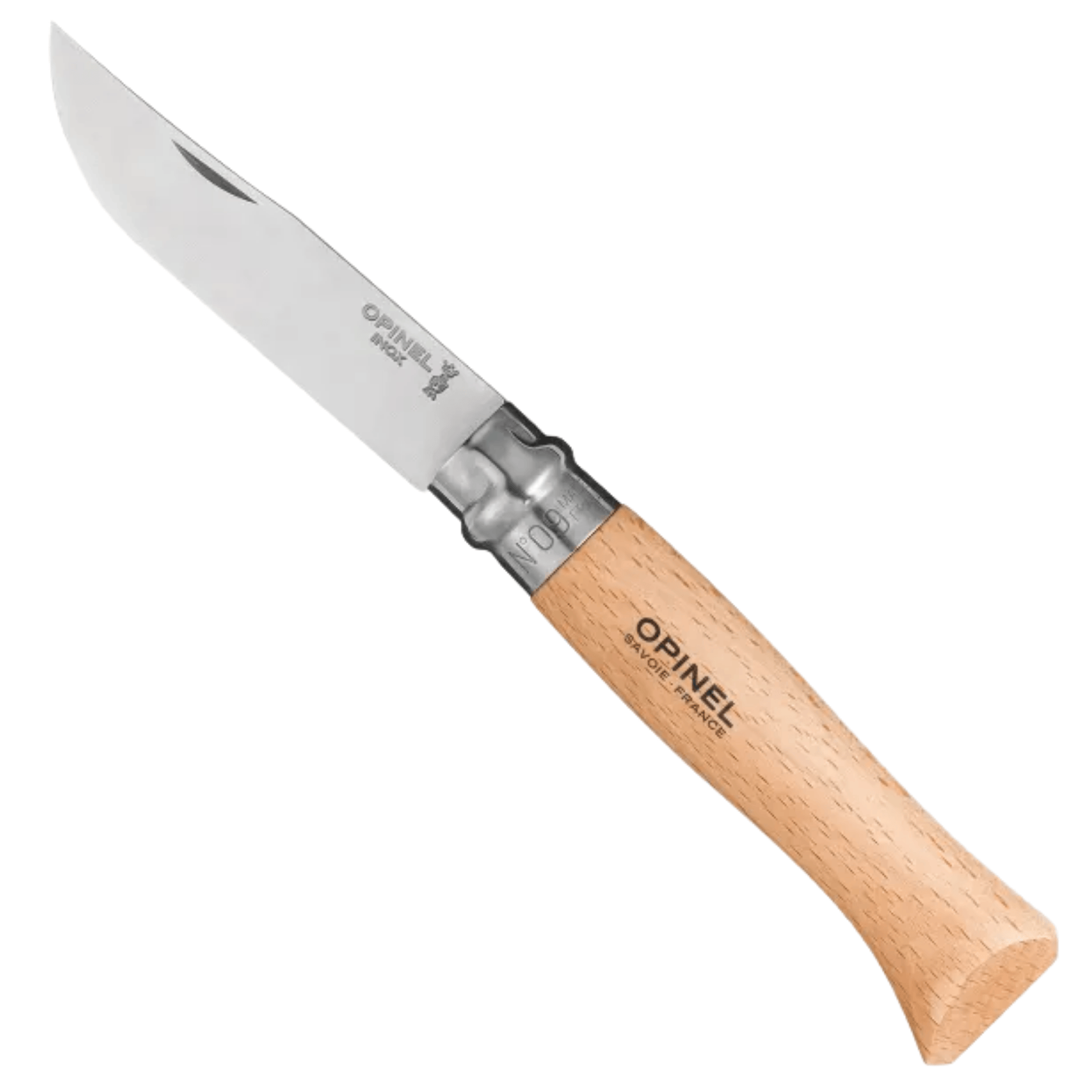 Coltello Multiuso Opinel N°7 VRI | Lama In Acciaio Inox Affilata | Manico Ergonomico In Legno Naturale