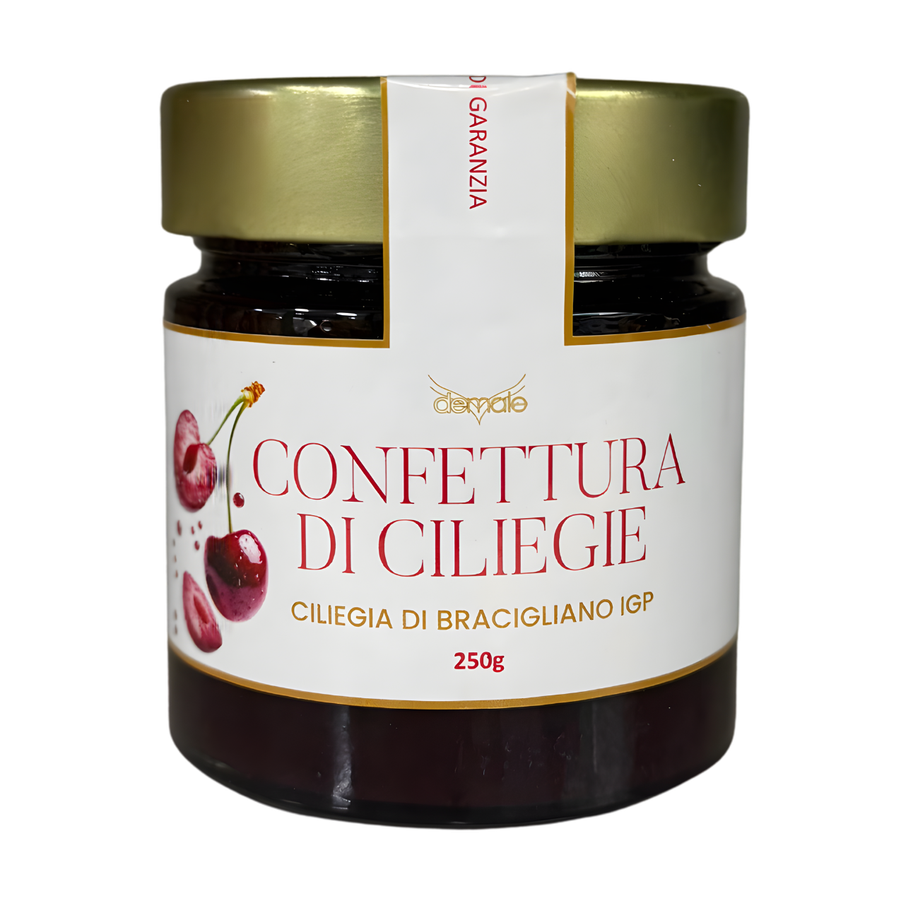 Confettura Artigianale Di Ciliegie 250g | 100% Naturale Senza Conservanti | Gusto Intenso Tradizionale