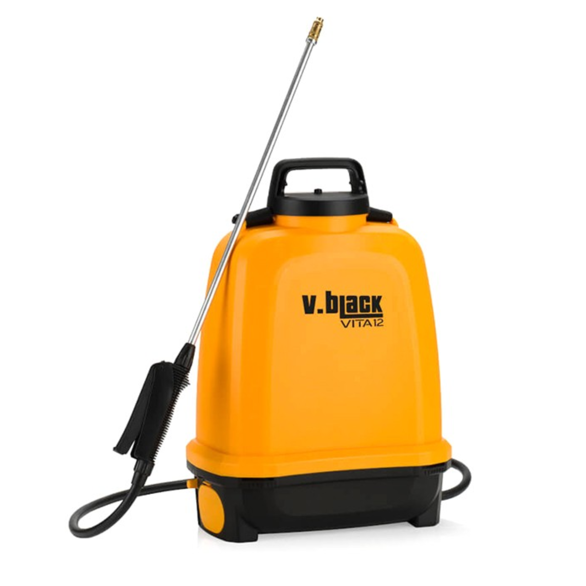 Pompa Irroratrice A Batteria V.Black Vita | Serbatoio In Polipropilene | Pressione Elettronica Costante | Modelli 12L E 16L