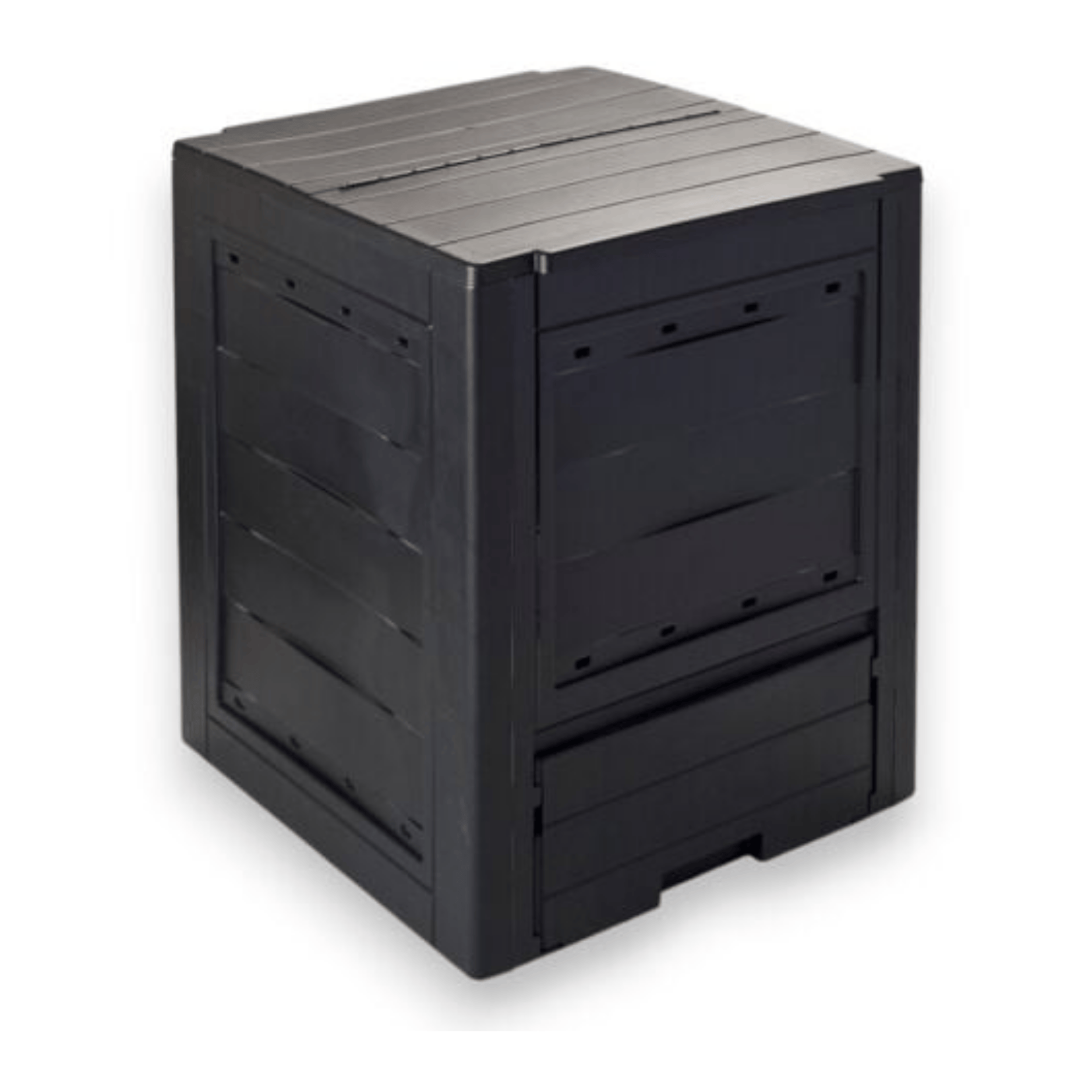 Compostiera Ambition 260Lt Per Giardino | Plastica Riciclabile Resistente | Portello Superiore E Spertello Di Scarico