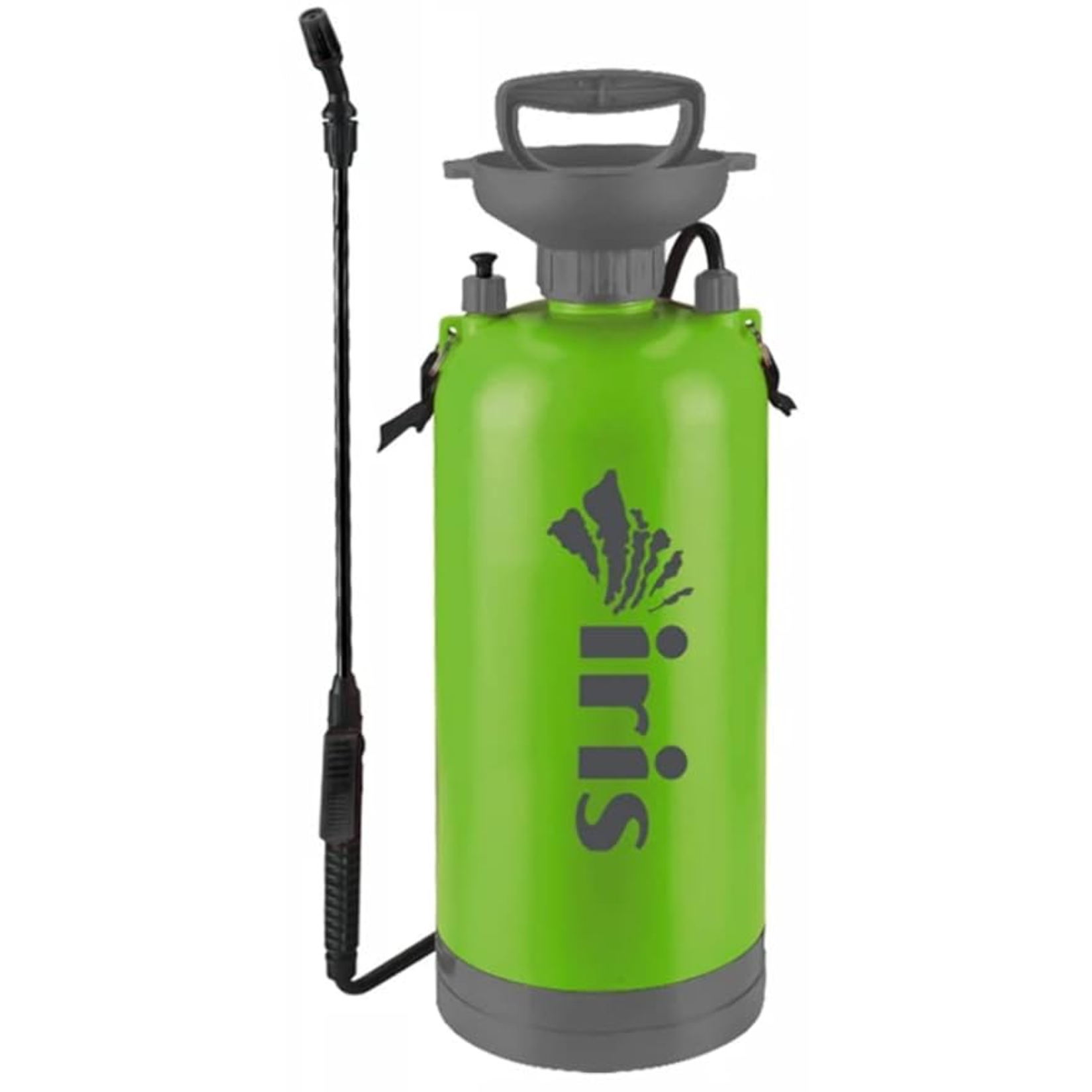 Pompa A Pressione Manuale Iris Garden Da 8 Litri | Lancia Regolabile | Spallaccio Inclusa | Uso Agricolo