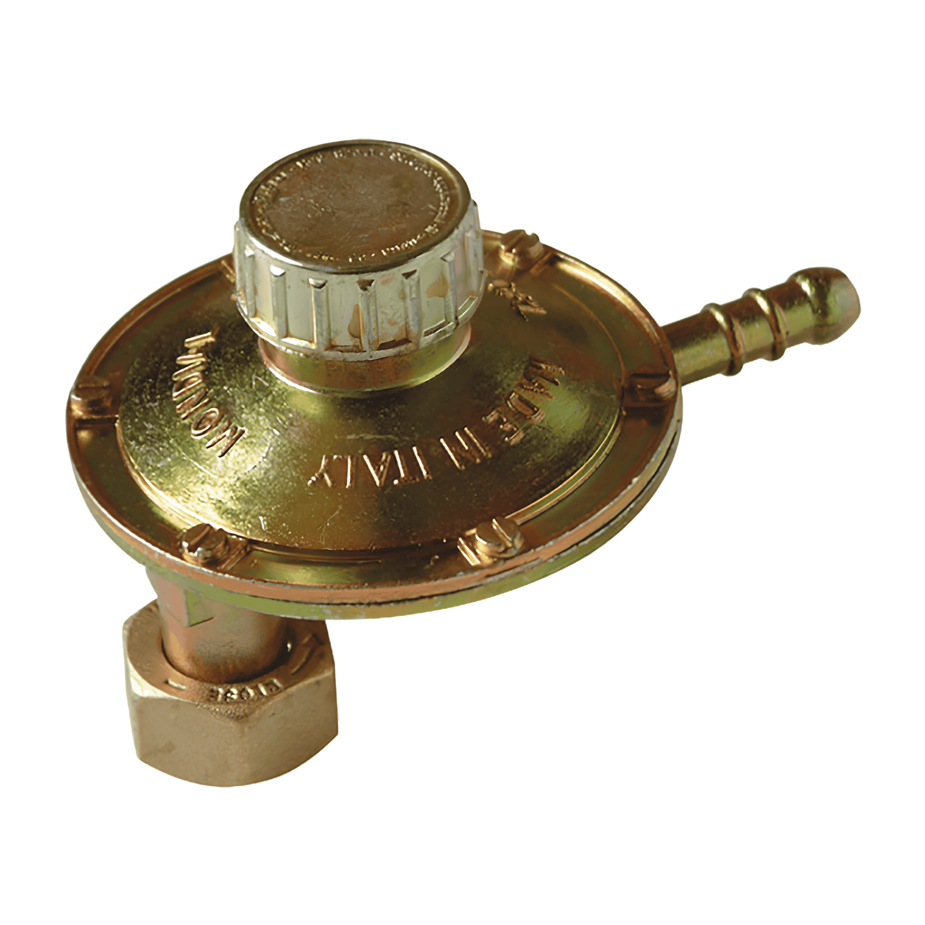 Regolatore GPL Verticale Bassa Pressione Regolabile 20-60 mbar | Per Uso Domestico Sicuro