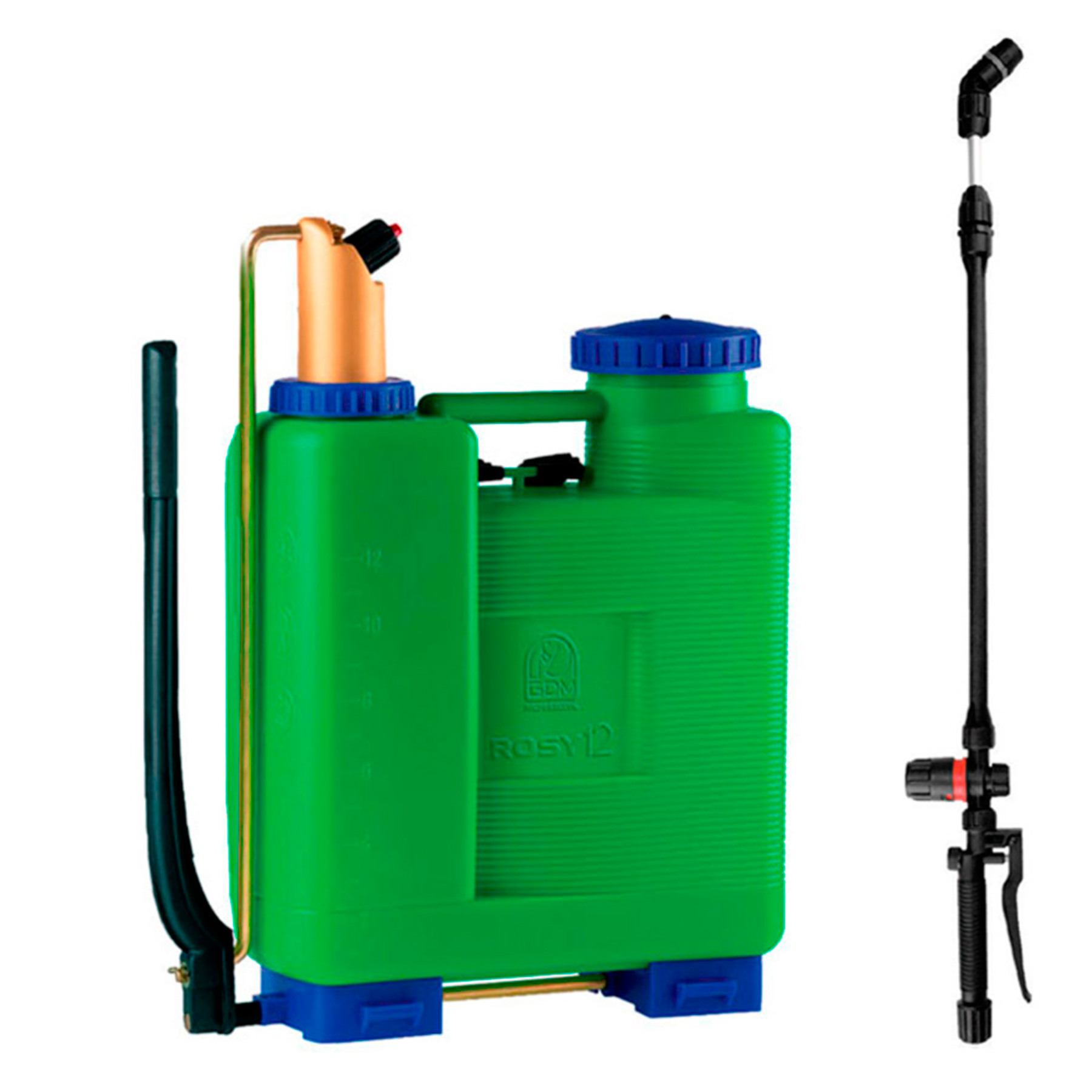 Pompa Professionale A Pressione GDM Rosy | Pompante In Nylon Anticorrosione | Capacità 12 E 16 Litri