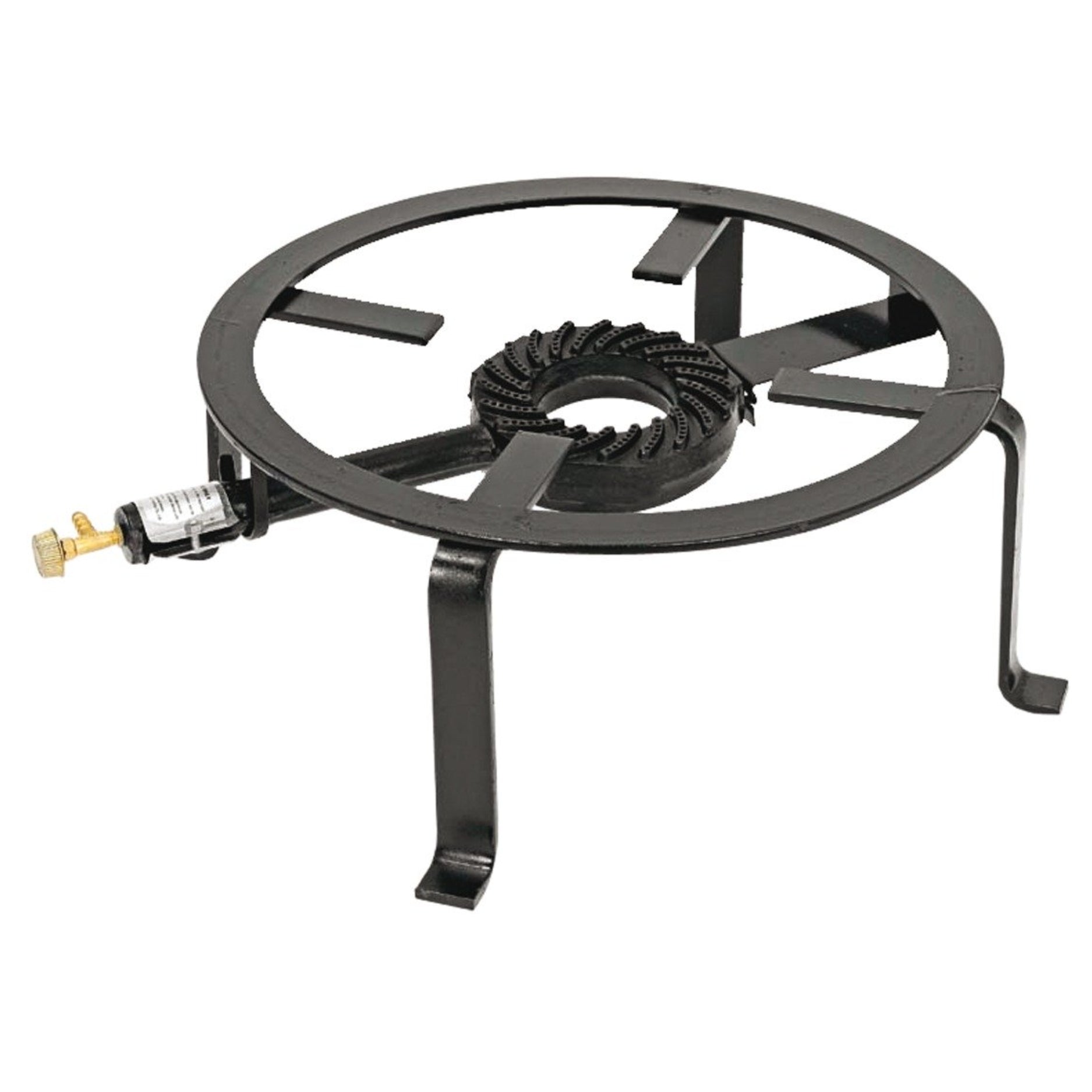 Fornellone Professionale A Gas Tondo Per Campeggio | Bruciatore In Ghisa | Telaio In Acciaio Verniciato