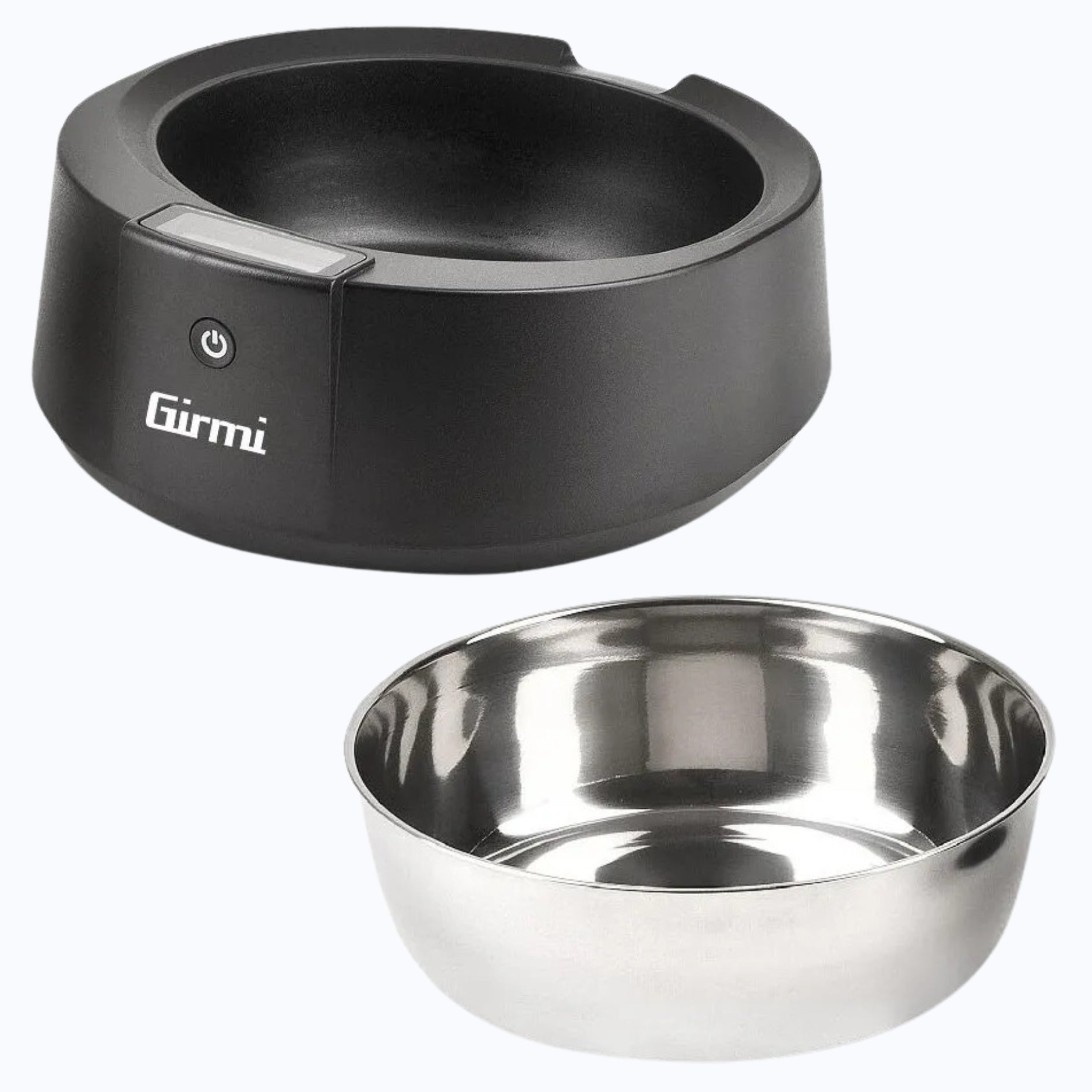 CIOTOLA PESA ALIMENTI CANE/GATTO ciotola in acciaio inox 750ml displey 4,5x1,5cm