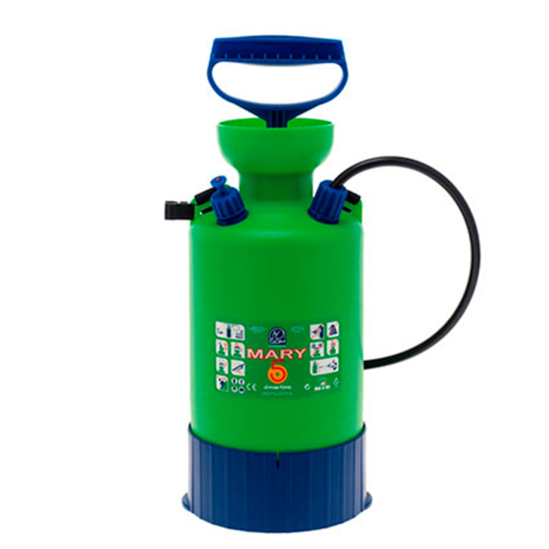 Pompa A Pressione Manuale GDM Mary In Plastica Anticorrosione | Cinghia Robusta | Capacità 5-10 Litri