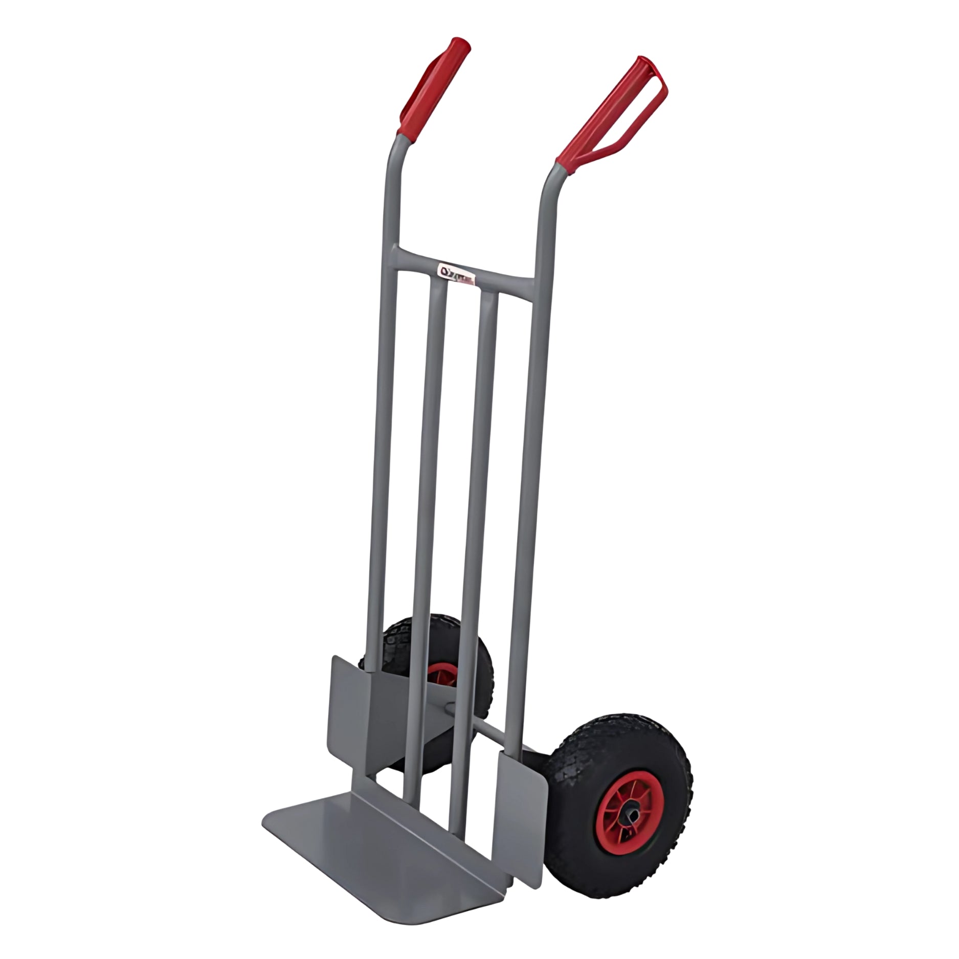 Carrello Portapacchi Eco In Acciaio Verniciato | Telaio Ø 26 Mm | Pedana 19x38 Cm | Ruote Pneumatiche Ø 250 Mm | Portata 150 Kg