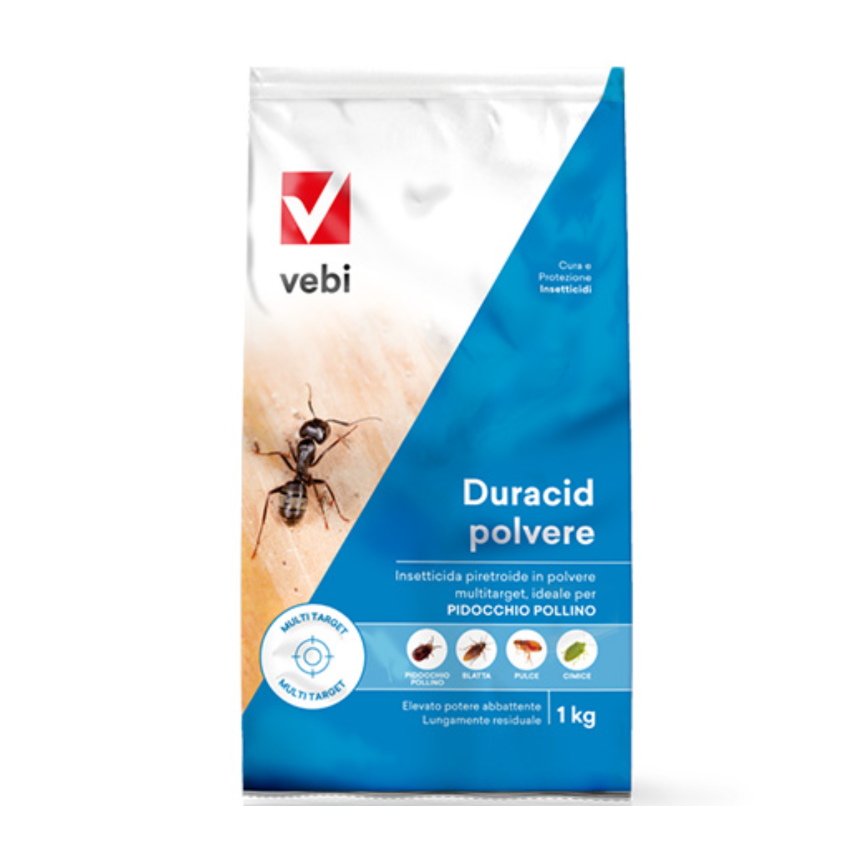 Duracid polvere PW ENW 1Kg Insetticida in polvere