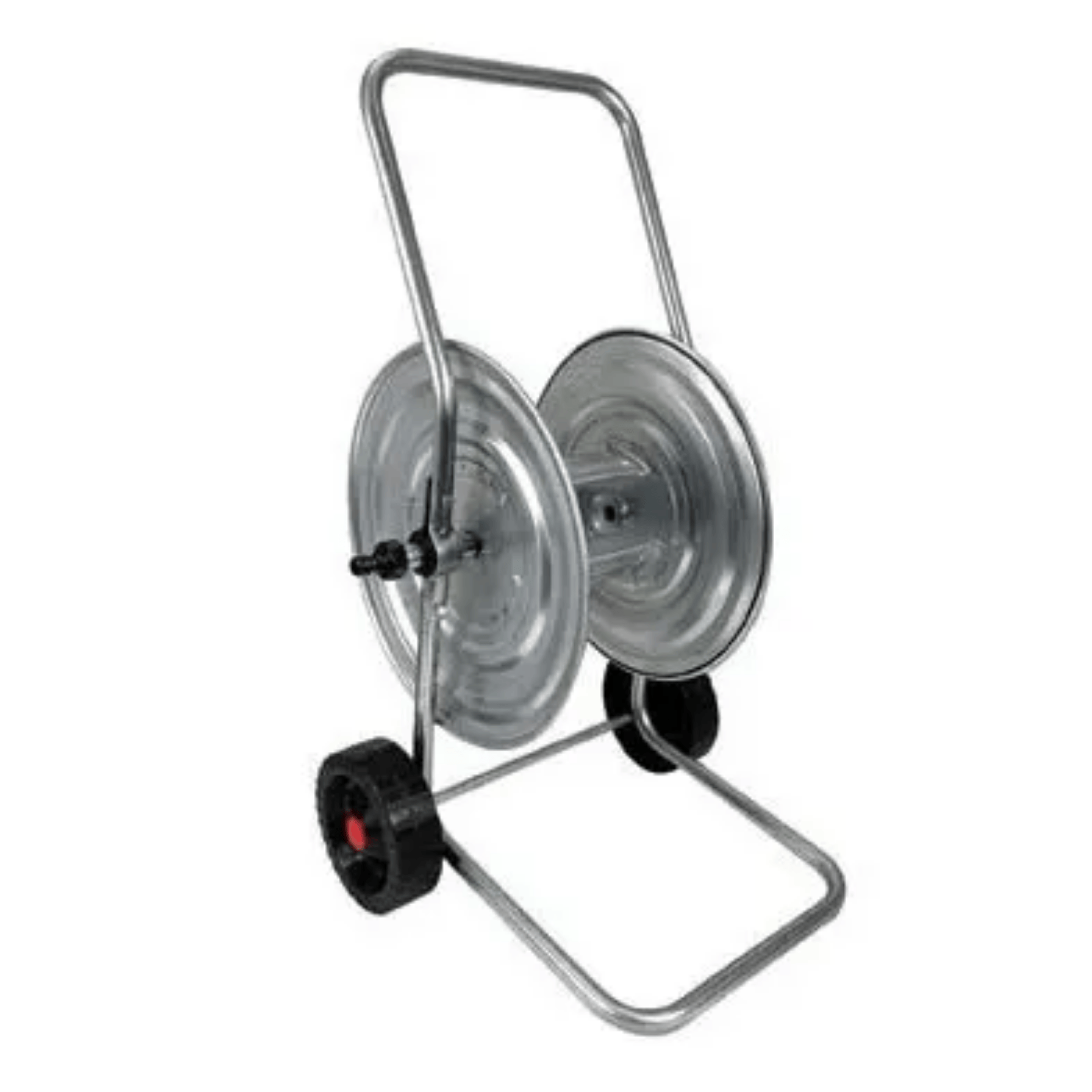 Avvolgitubo Professionale In Acciaio Zincato | Completo Di Raccordi | Capacità Fino A 140 Metri 1/2"