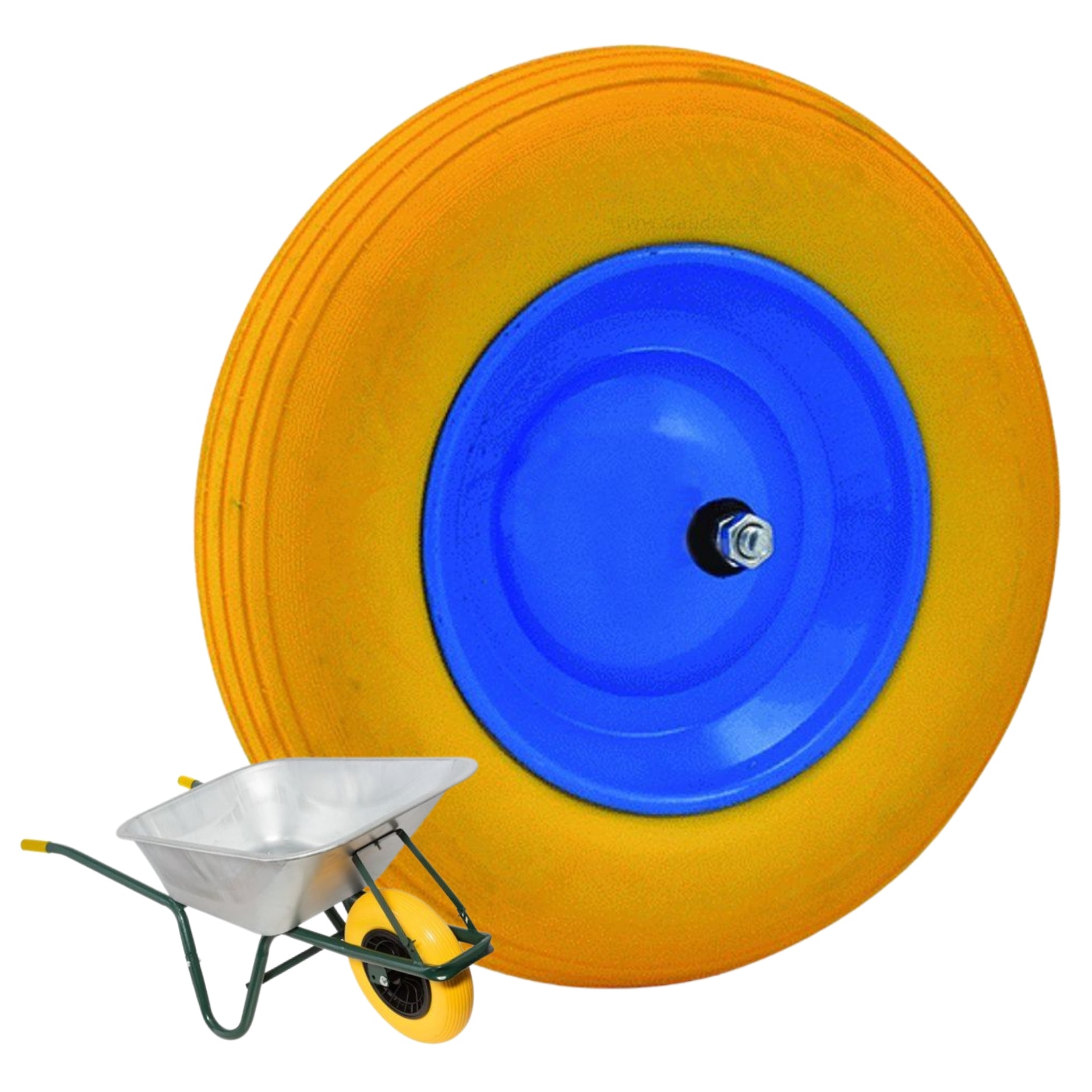 Ruota Carriola Pneumatica Con Cerchio In Ferro E Cuscinetti A Sfera – Diverse Misure Disponibili