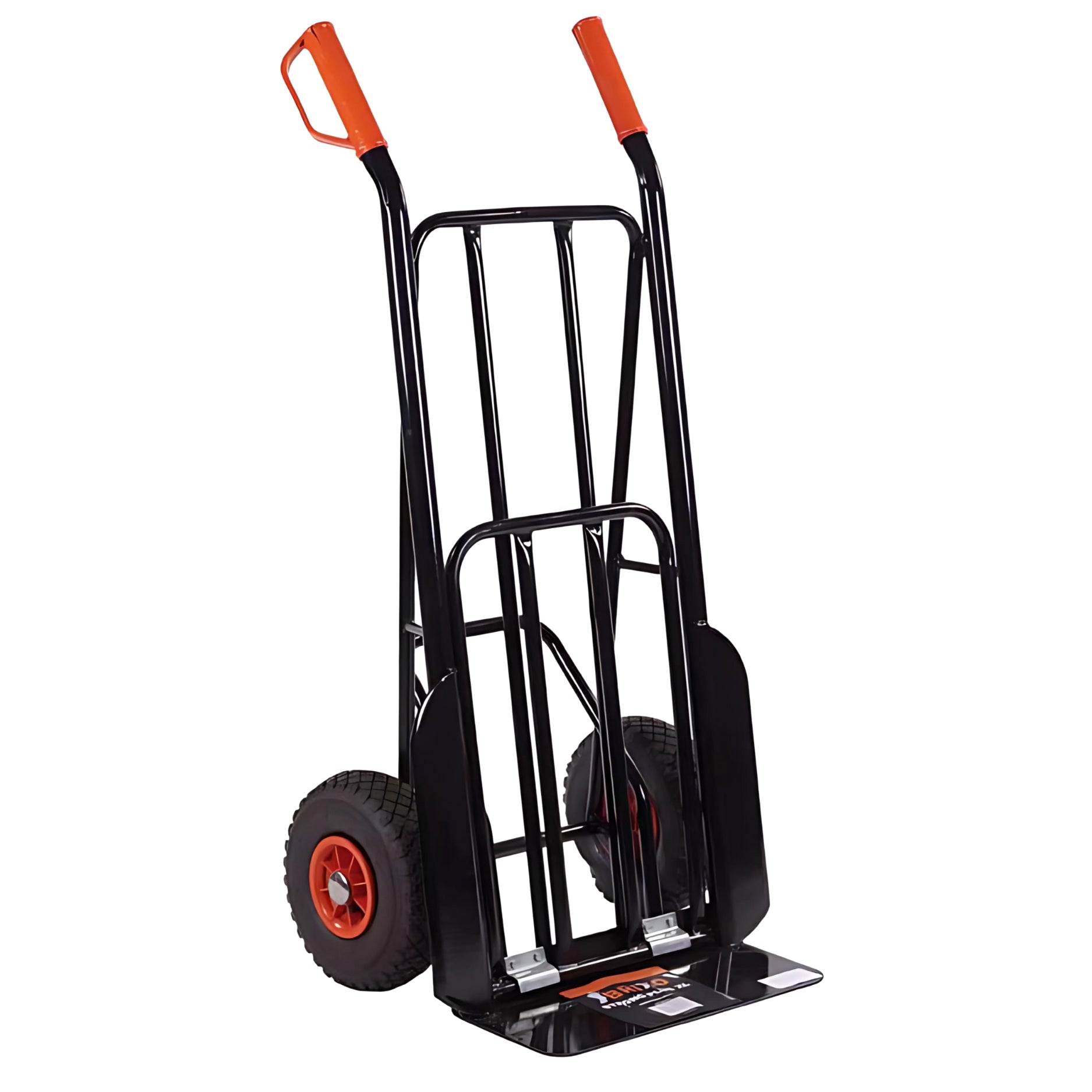 Carrello Portapacchi Con Pedana Richiudibile Brixo Strong Plus XL A 2 Ruote – Acciaio Ultra Resistente E Portata 200 Kg
