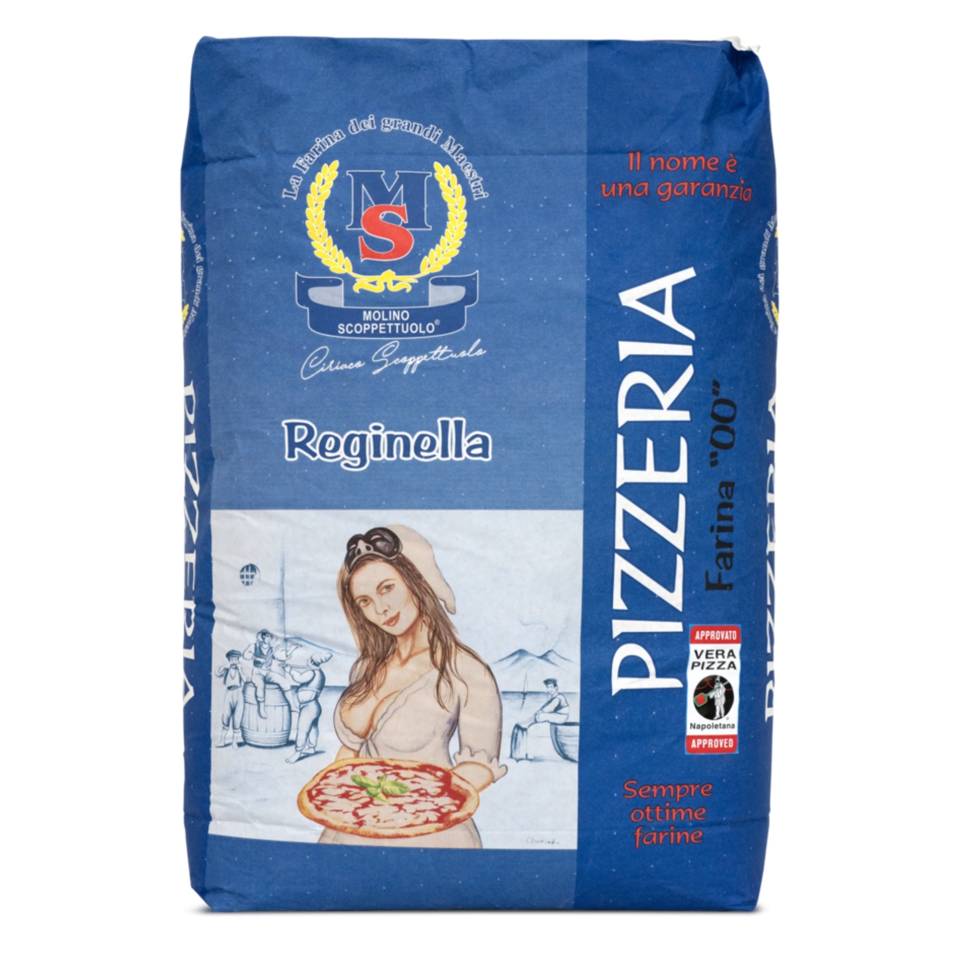 Farina Professionale Pizzeria Reginella 00 | Alta Qualità Per Pizza Napoletana | Proteine 12,5% | W 300