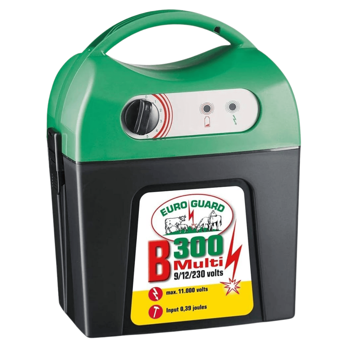Elettrificatore Lif Euroguard B 300 Multi | 9V 12V Con Alimentatore 220V Per Recinti Fino 6 Km