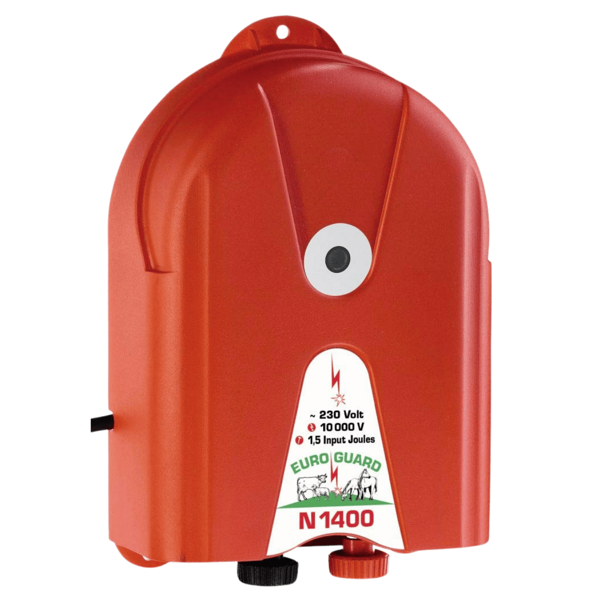 Elettrificatore Lif Euroguard N1400 A Corrente | 10000 Volt 1 Joule Per Recinti Cavalli Fino 30 Km