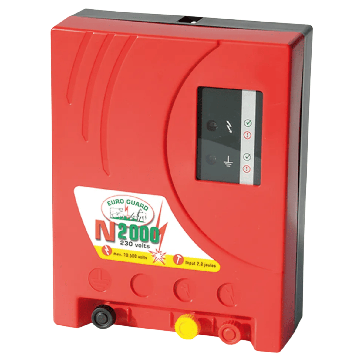 Elettrificatore Lif Euroguard N2000 A Corrente | 9000 Volt 2 Joule Per Recinti Fino A 60 Km Professionale