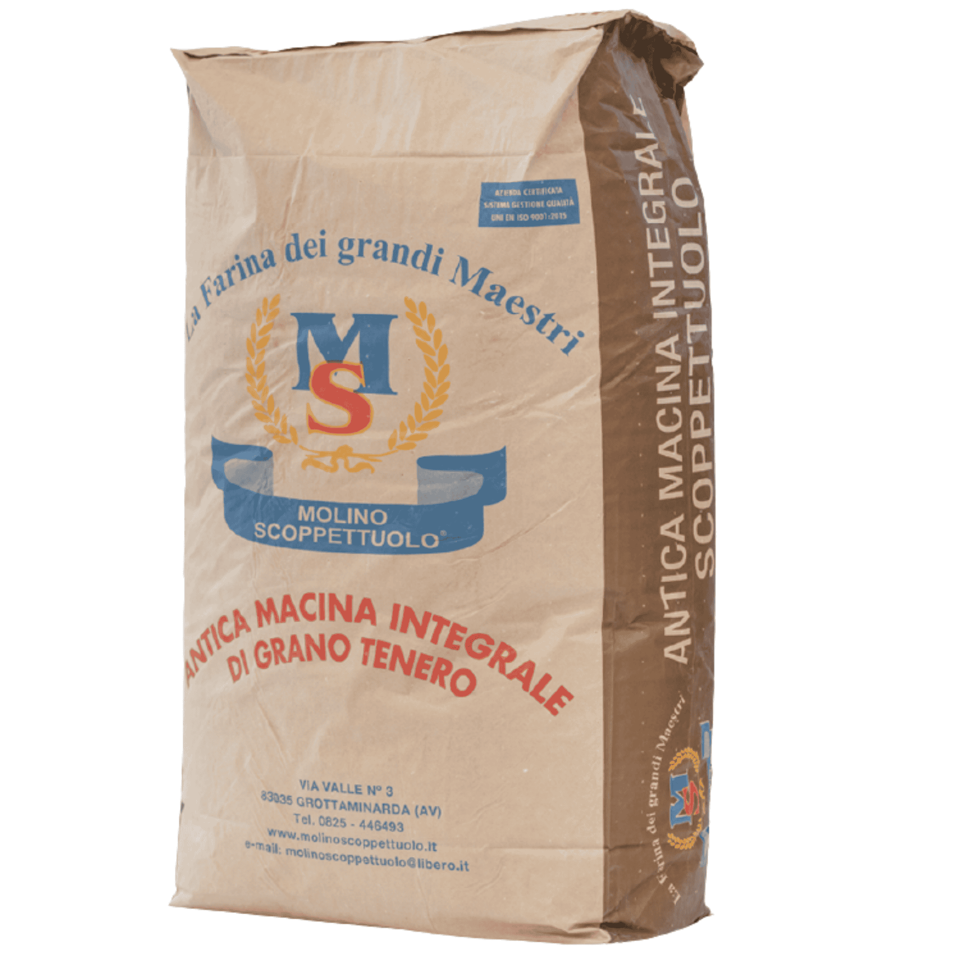 Farina Integrale Antica Macina Scoppettuolo | Grano Tenero 100% Italiano | Alta Qualità Professionale