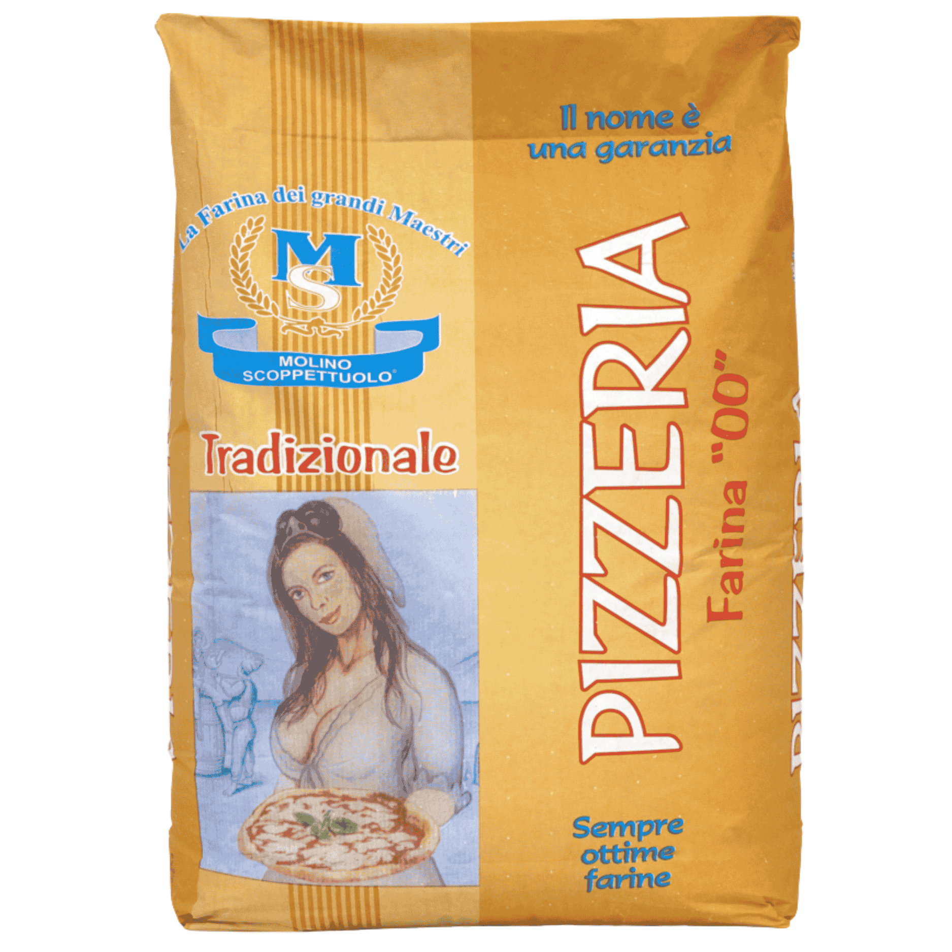 Farina Professionale Scoppettuolo Tipo 00 Tradizionale Pizzeria | W230 | Sacco 25 Kg