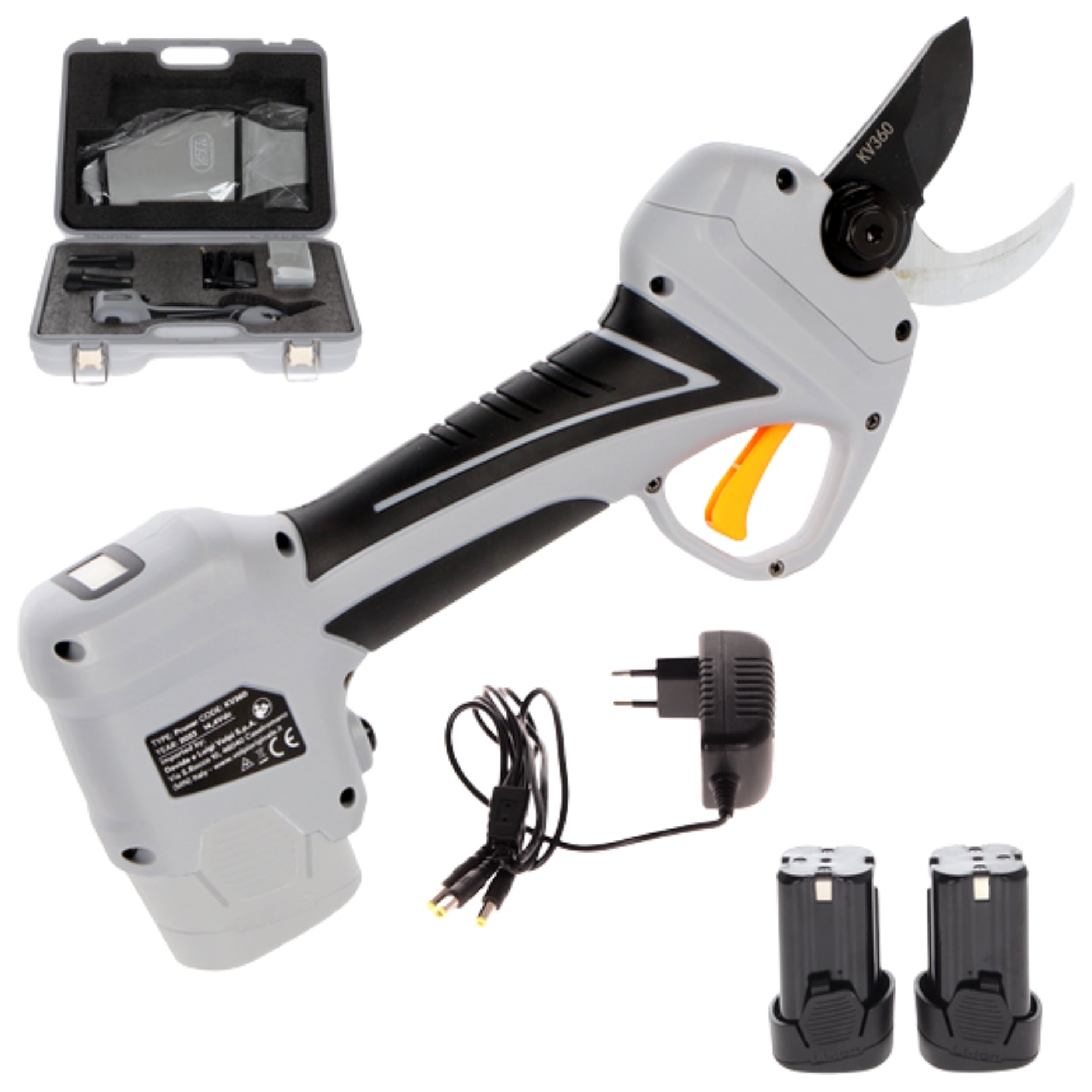 Forbici Da Potatura A Batteria KV360 | Motore Brushless | Taglio Ø 35 mm | Autonomia 5 Ore