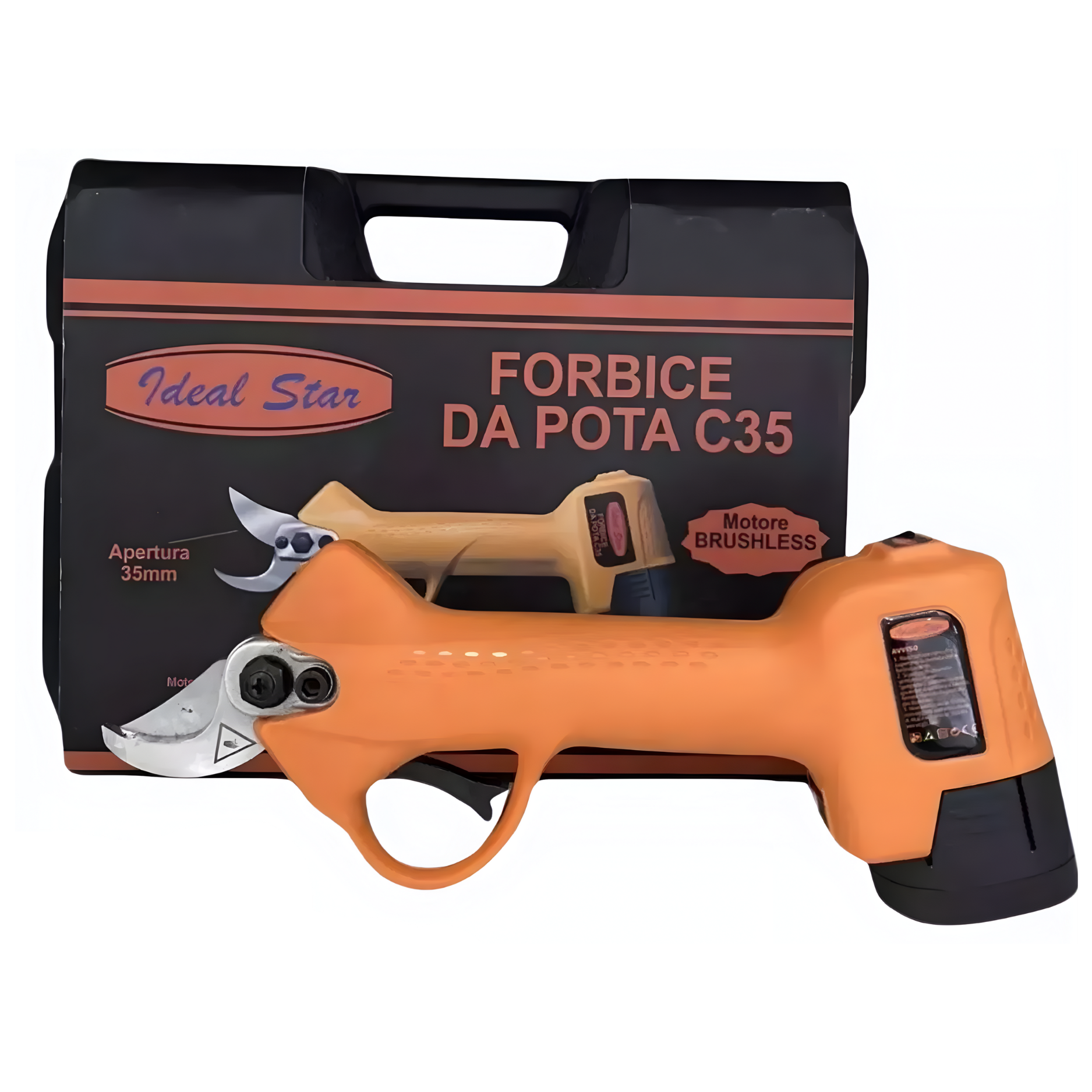 Forbici Potatura a Batteria Ideal Star C35 | Precisione e Autonomia 4.5Ah