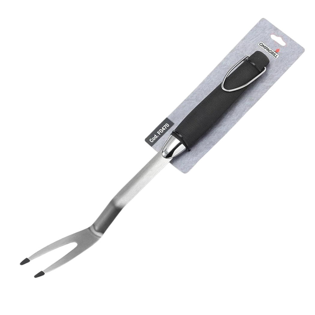 Forchettone Per Barbecue Cm. 45 Ompagrill | Accessorio Professionale Per Barbecue