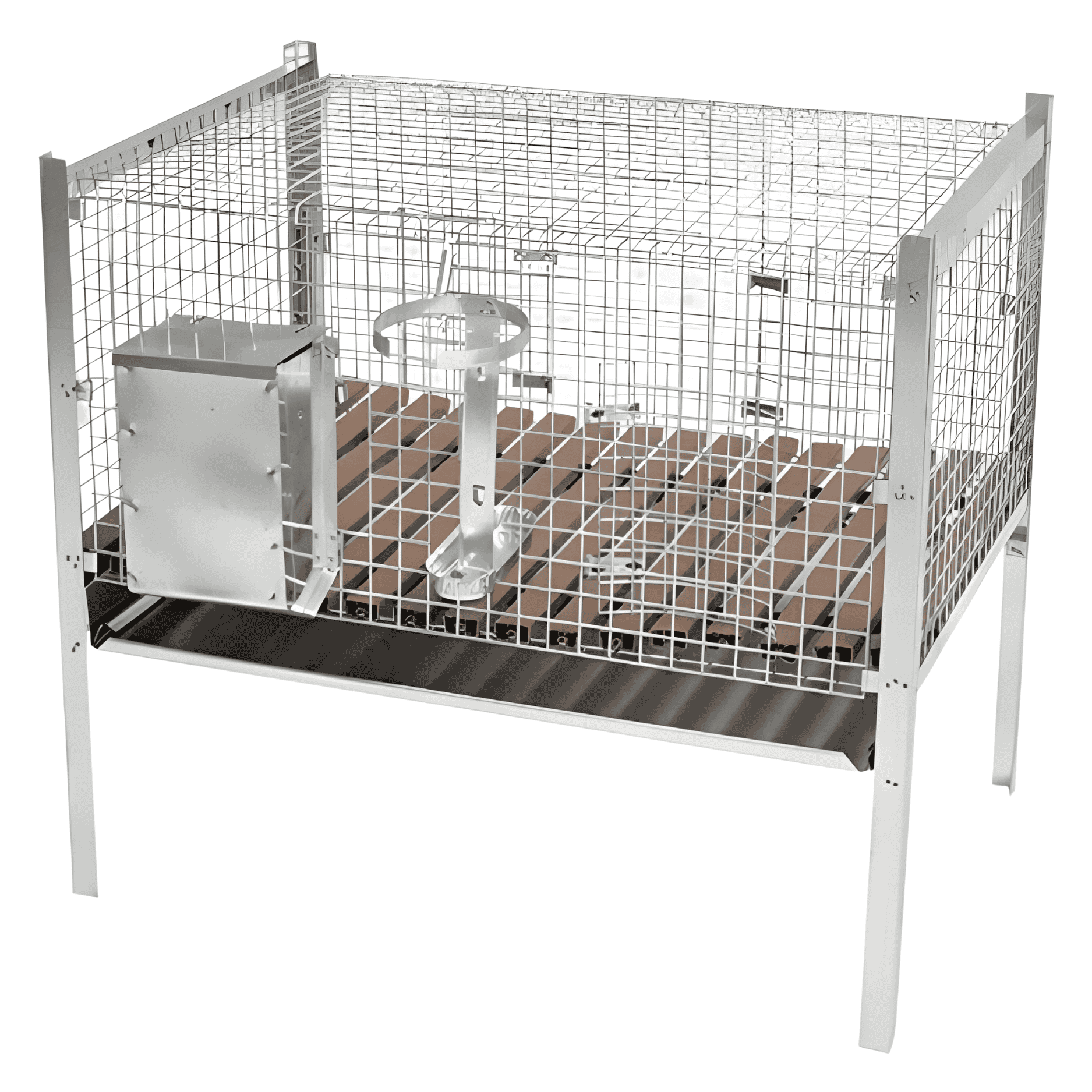 Gabbia Professionale Pieghevole M.G. Giacomo Menza Per Coniglio Maschio | Fondo PVC E Accessori