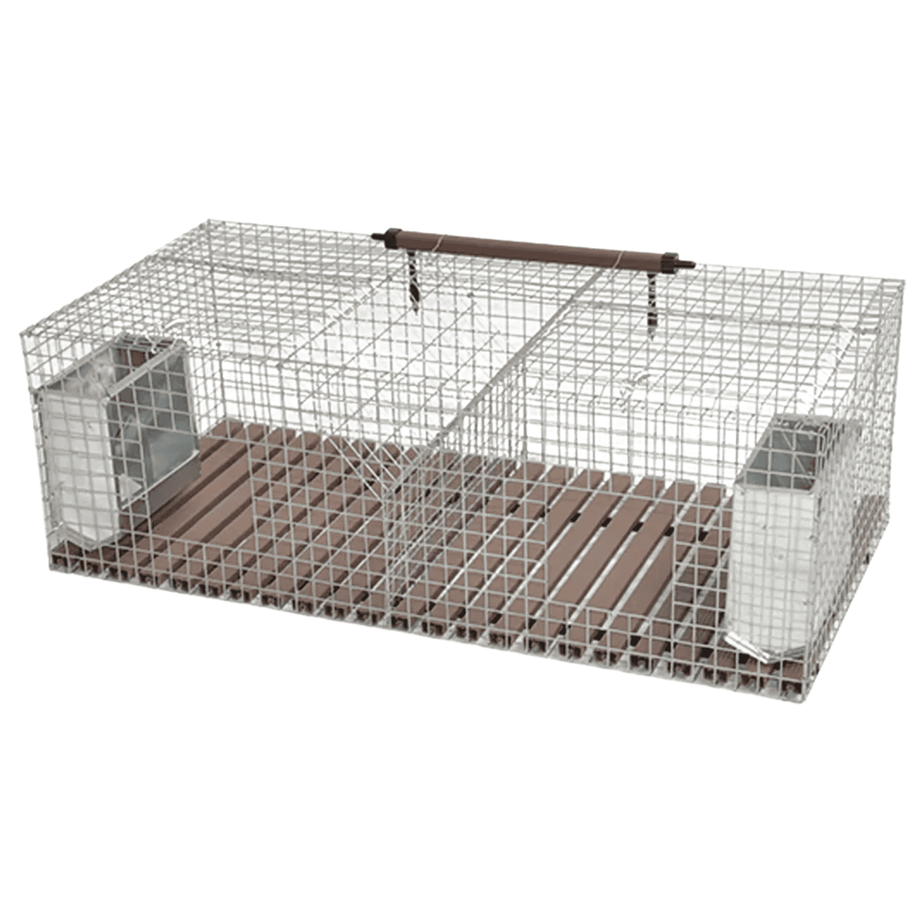 Gabbia Conigli Fattrice 2 Fori Giacomo Menza | Rete Zincata e Fondo Plastica