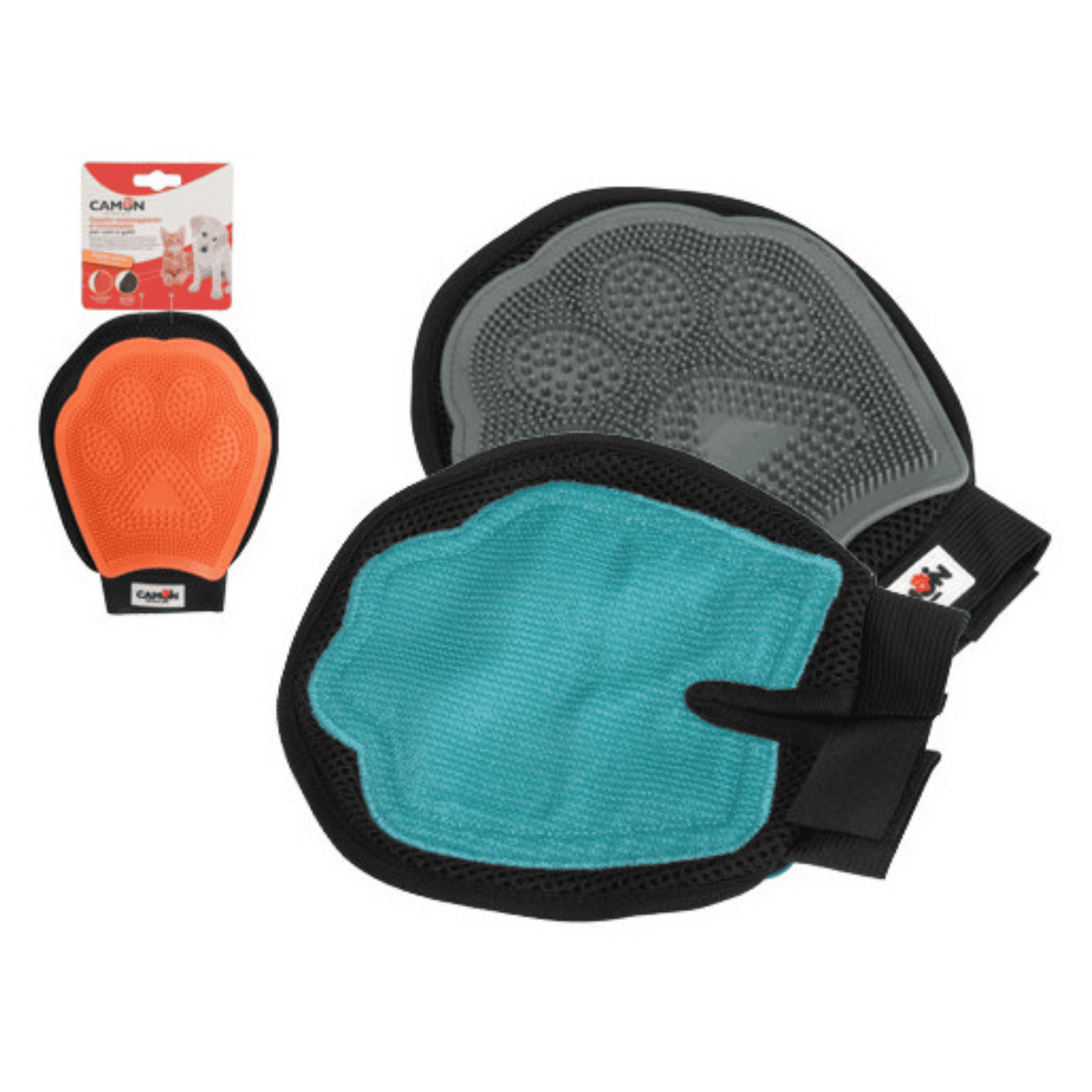 Guanto Massaggiante E Rimuovipelo Camon 2in1 Per Cani E Gatti | Cura Del Pelo E Pulizia Casa | Comfort Assoluto