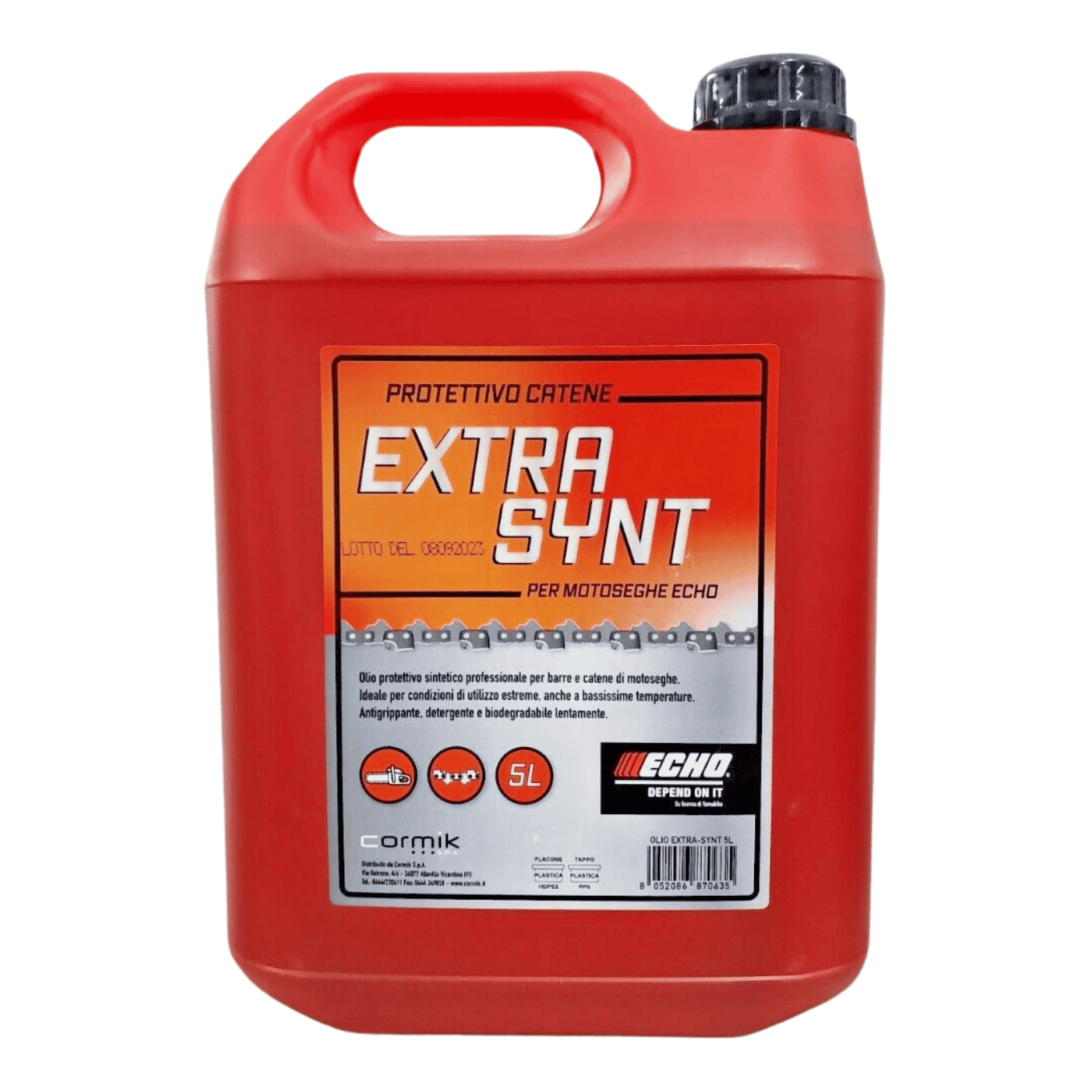 Olio Protettivo Catena Echo Extra Syn | Lubrificante Professionale Biodegradabile Alta Antigrippante