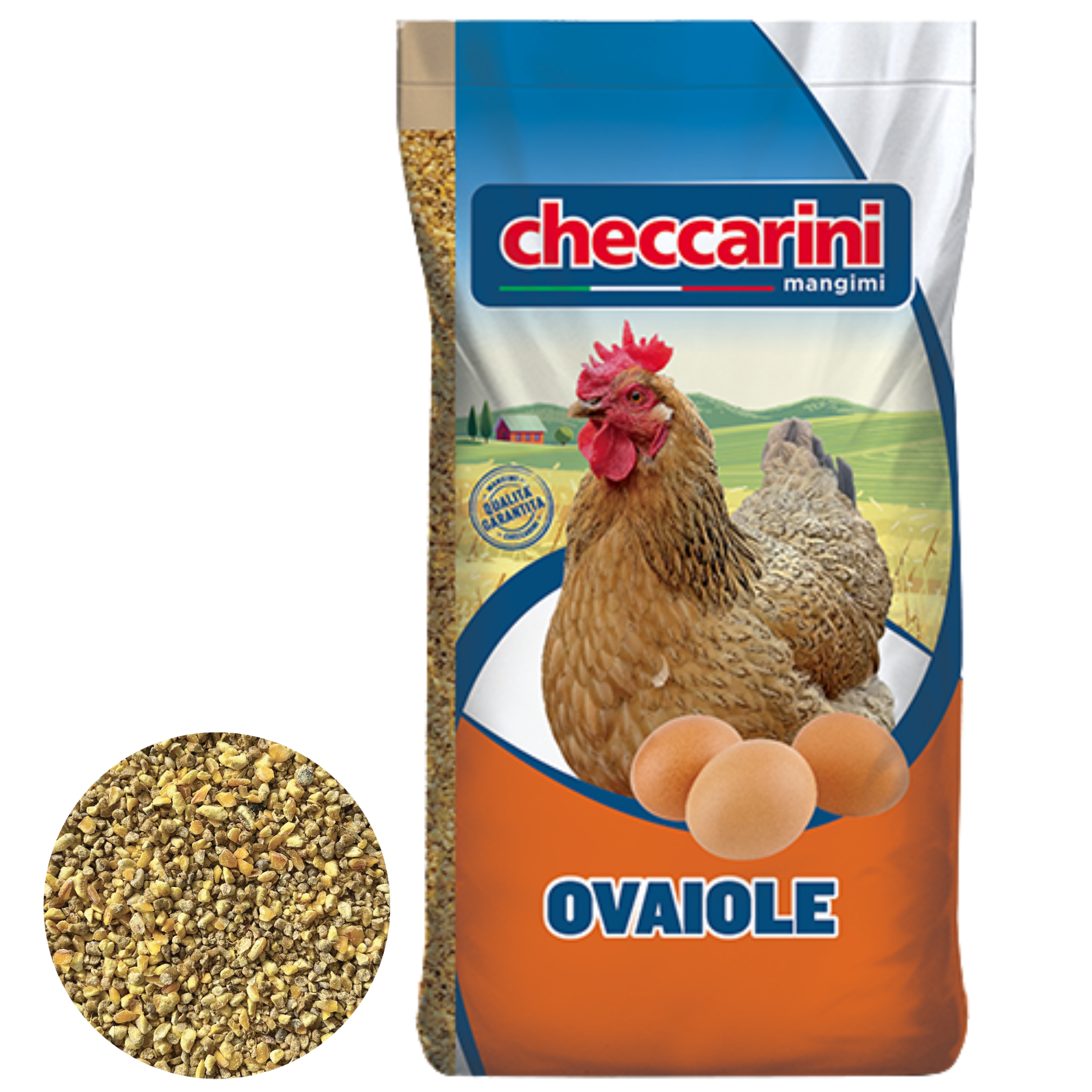 Mangime Completo C360SU Ovosano Checcarini | Per Galline Ovaiole | Alta Produzione Di Uova Garantita