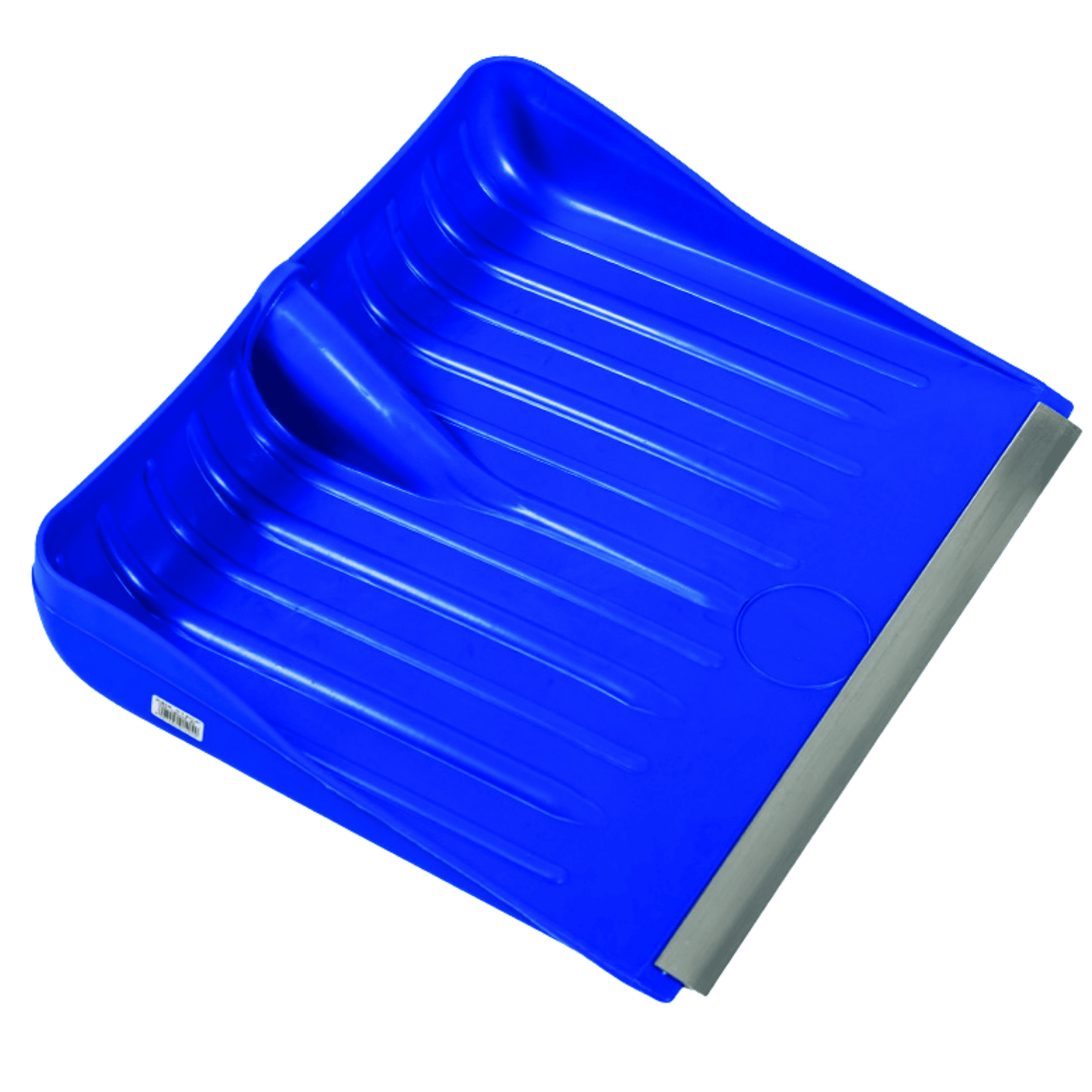 Pala In Polipropilene Blu Per Neve E Granaglie | Con Profilo In Alluminio Rinforzato | Senza Manico