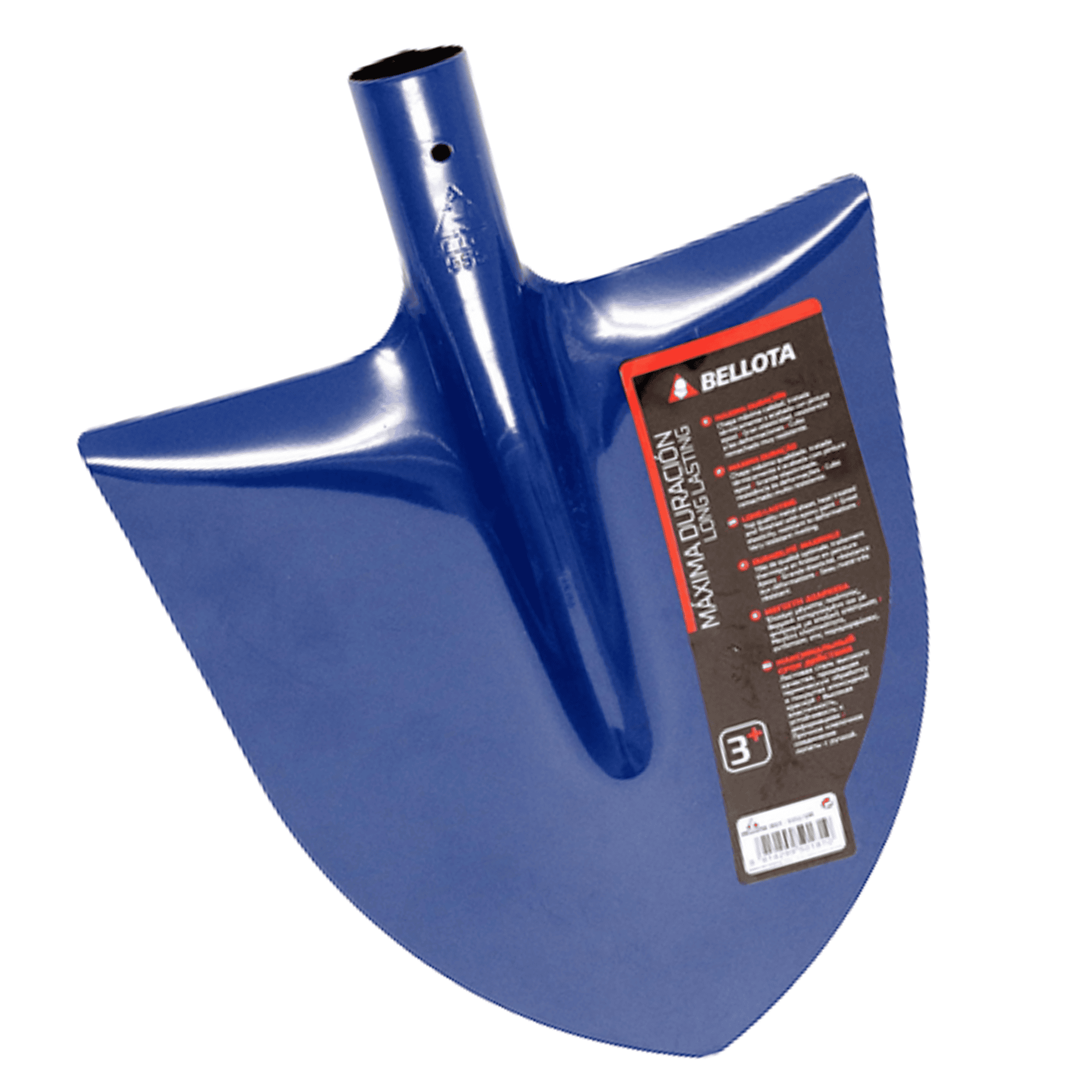 Badile Pala Bellota A Punta Professionale Con Spalla | Testa In Acciaio Stampato Verniciato | Peso 0.87 Kg