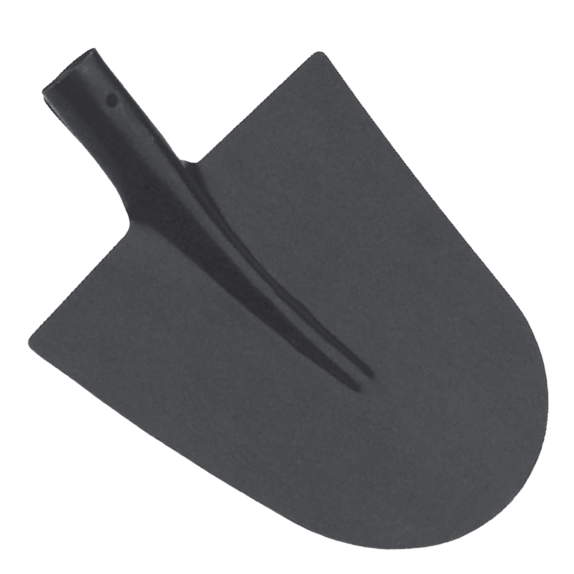 Badile Professionale A Punta Tonda | Acciaio Stampato Alta Qualità | Modello N°02 Con Manico Ergonomico