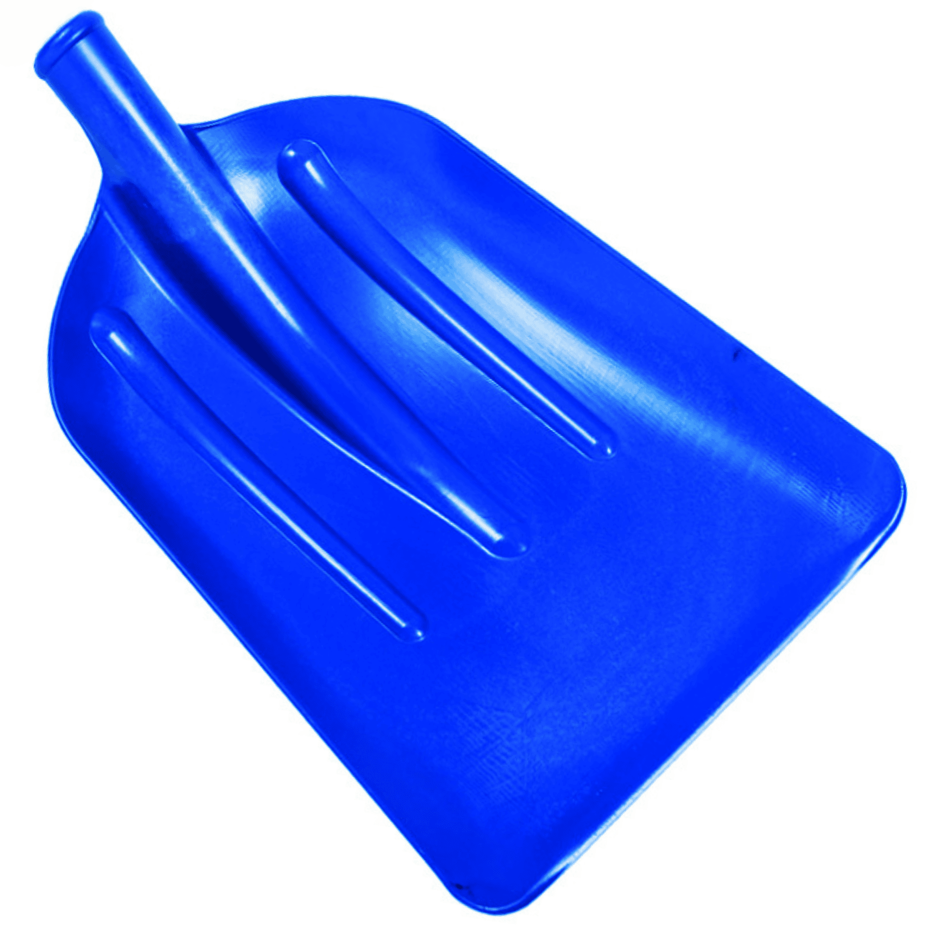 Pala Professionale Multiuso In Poliammide E Fibra Di Vetro | Resistente Per Neve E Granaglie | Blu Senza Manico