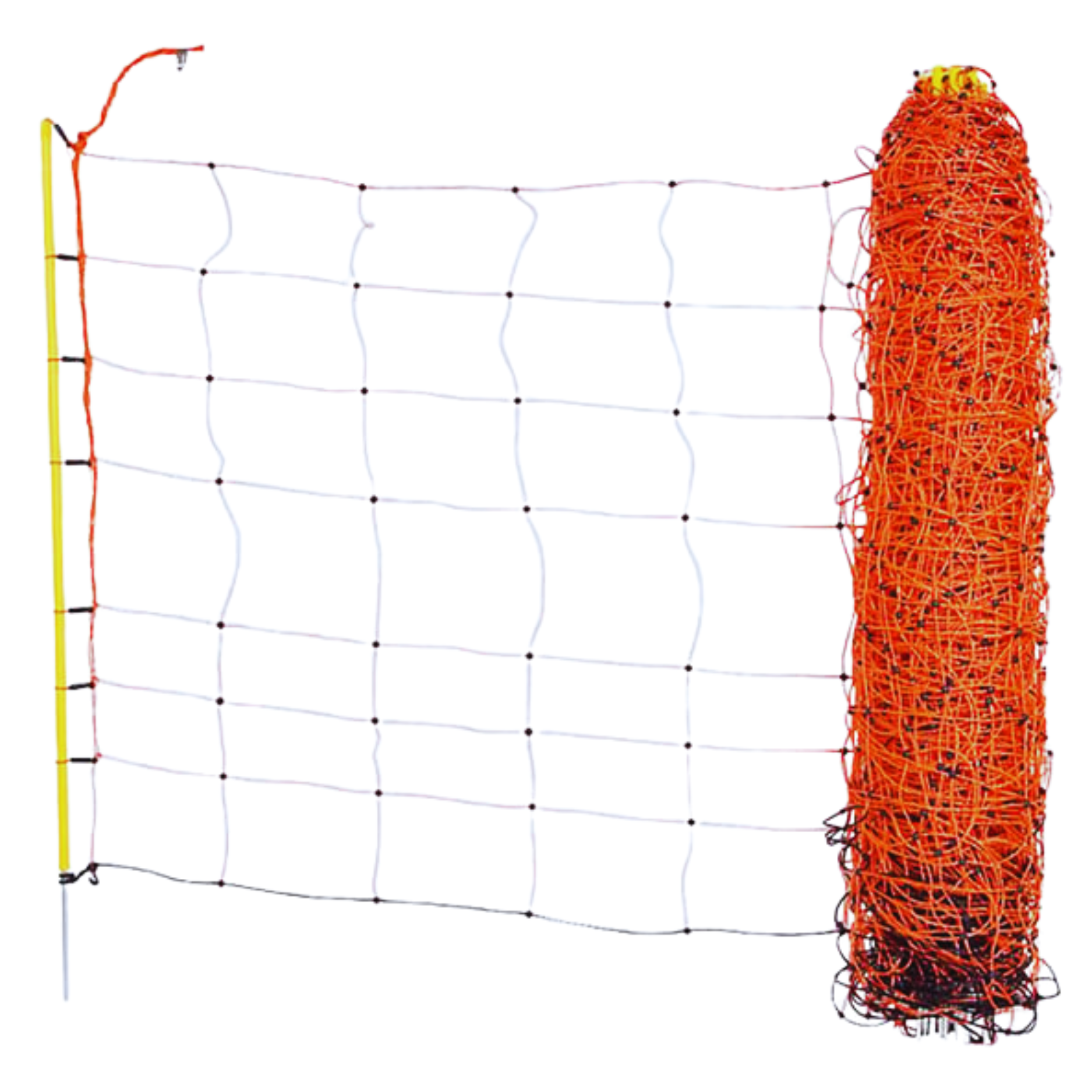 Rete Elettrificabile Per Ovini Professionale 50 Metri | H.108 Cm | Con 14 Paletti Rinforzati E Clip Inox