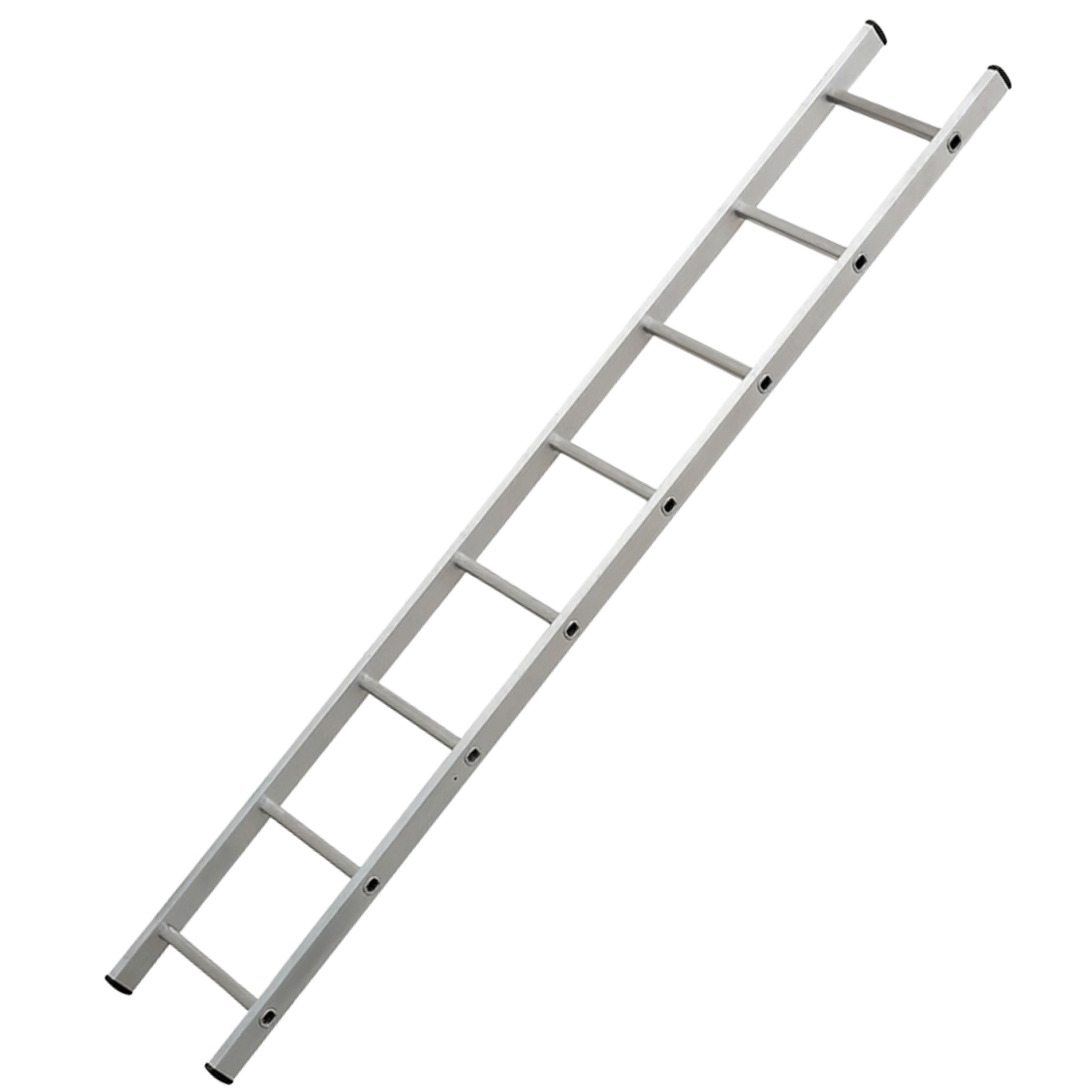Scala Professionale Gierre in Alluminio ad 1 Elemento con Pioli Quadrati – Portata 150 kg – 8/10/12/14/16 Gradini