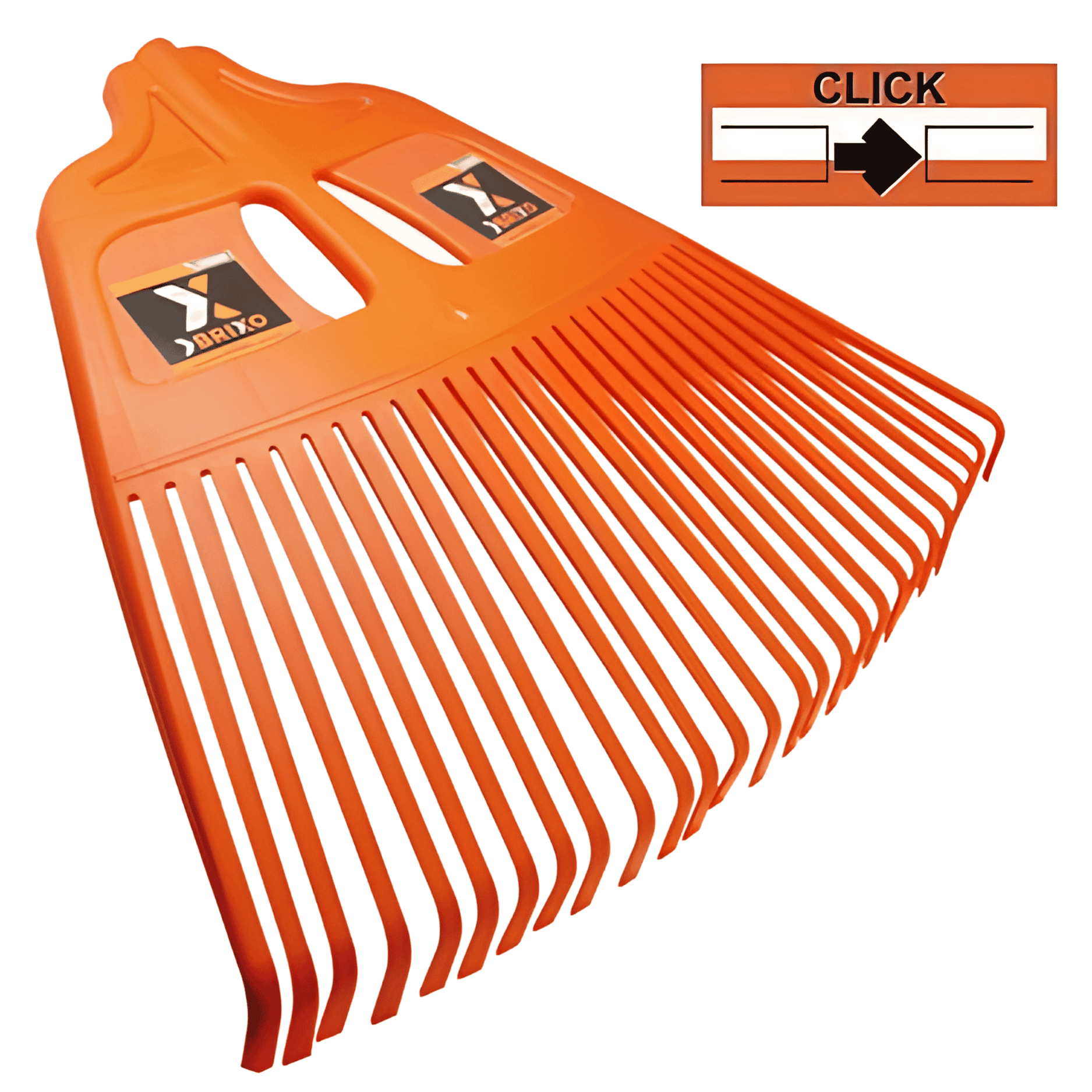 Scopa Professionale Brixo Ergo Click Magnum 27 Denti | Struttura Polipropilene | Larghezza 60 Cm