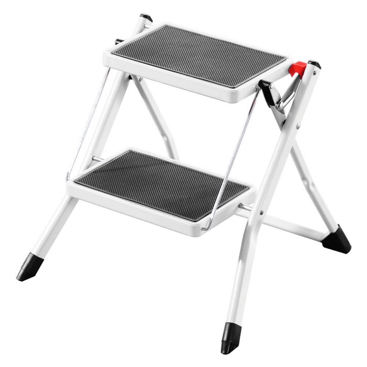 Sgabello Apribile Klosé 2 Gradini Kasarte | Acciaio Verniciato Antiscivolo Portata 150 Kg