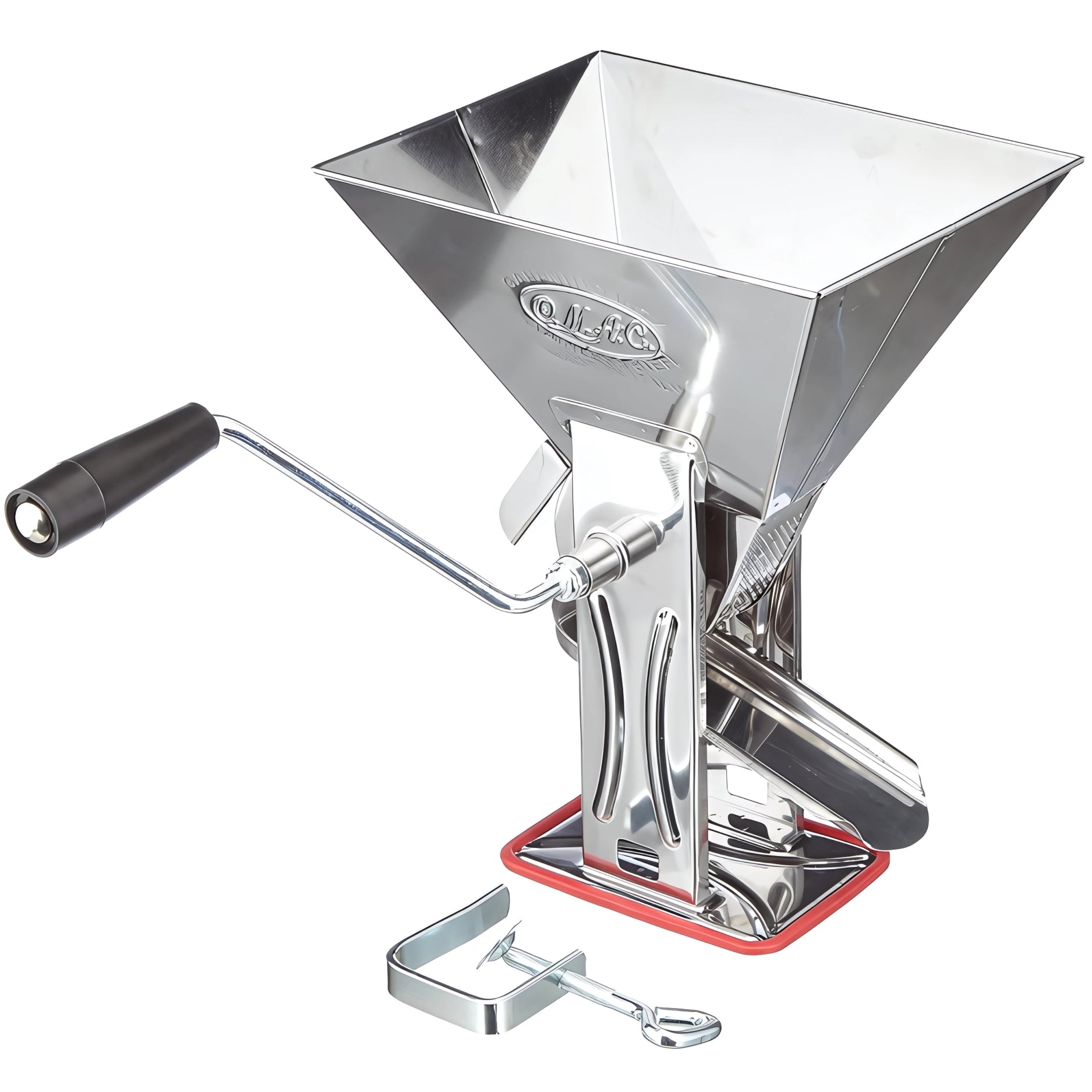 Spremipomodoro Manuale Omac Gulliver In Acciaio Inox | Rullo In Alluminio | Retina Inox 18/10
