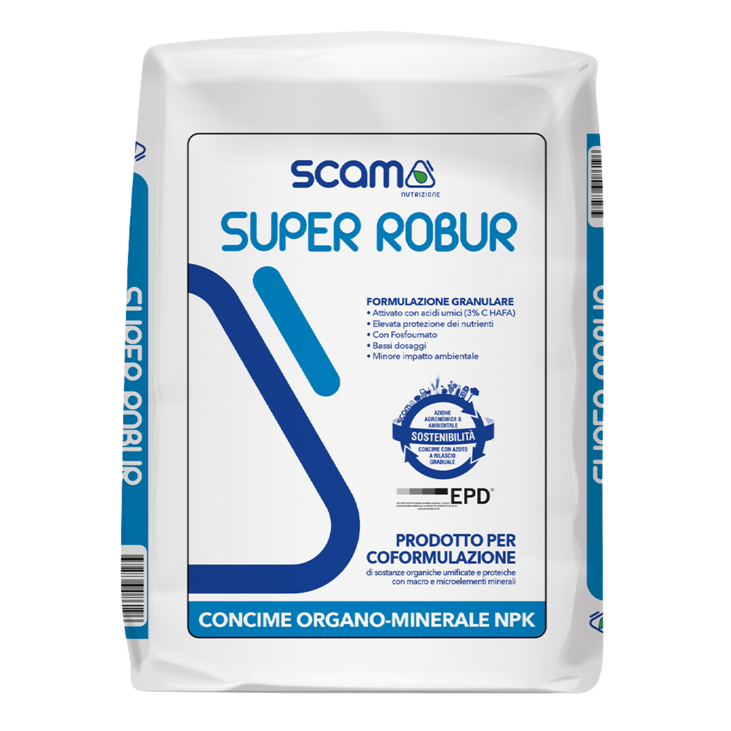 Concime Organo Minerale NPK Super Robur Scam | Granulare Professionale 25 Kg