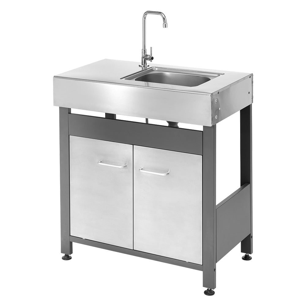 MODULO LAVELLO PER BARBECUE SERIE 'INDIANAPOLIS' cm. 78,2 x 45,5 x 113 (L x P x H)