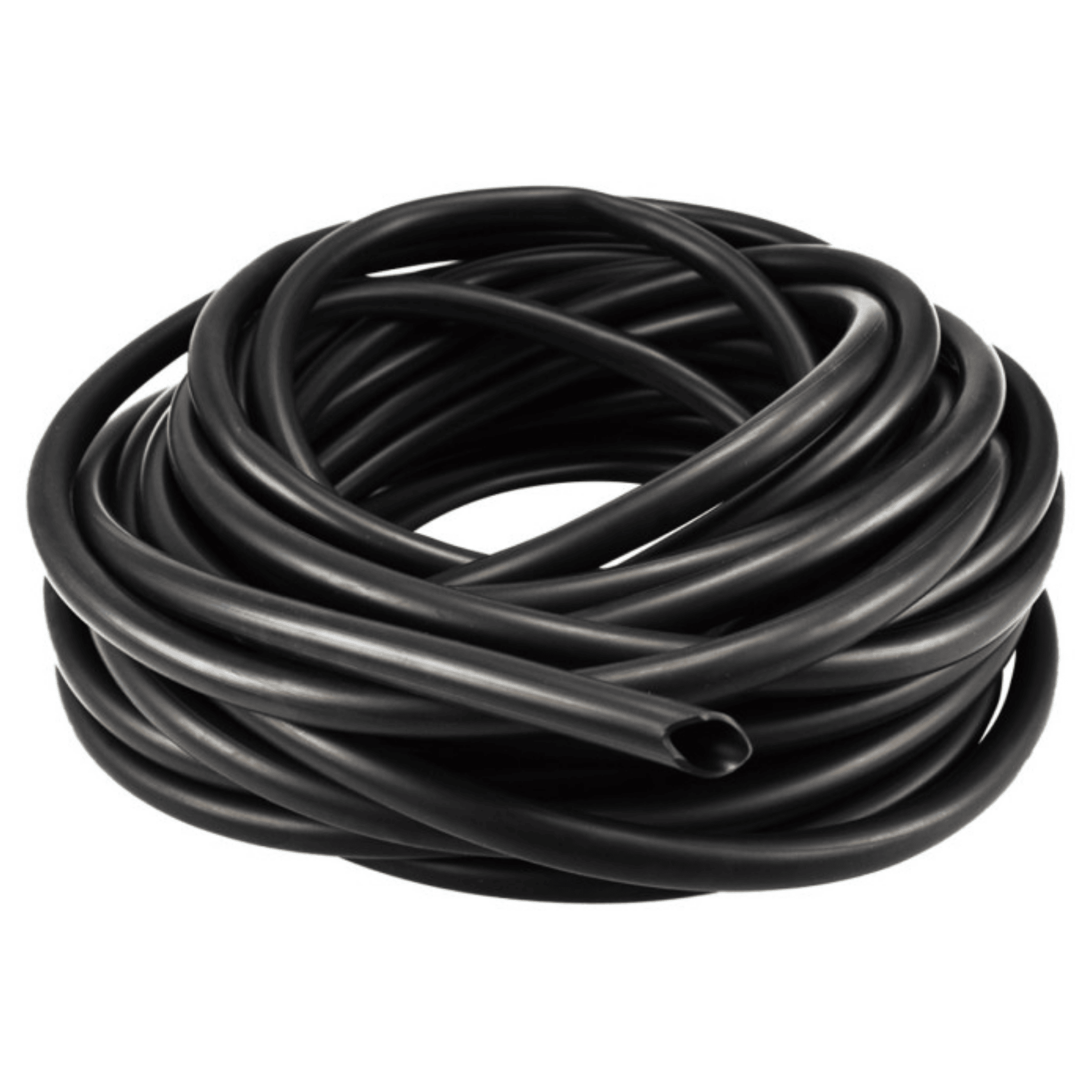 Tubo Flessibile Antialghe Nero Ø 9 Mm | Gomma Anti-UV Per Abbeveratoi Automatici